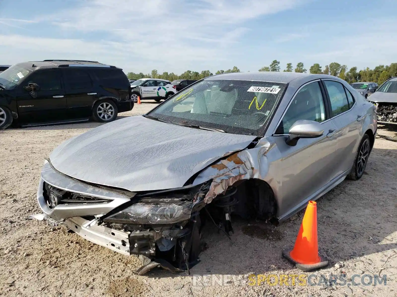 2 Photograph of a damaged car 4T1G11AK4MU540463 TOYOTA CAMRY 2021