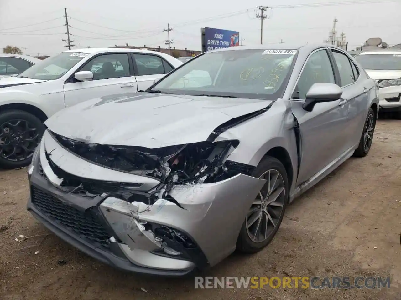 2 Photograph of a damaged car 4T1G11AK4MU547672 TOYOTA CAMRY 2021