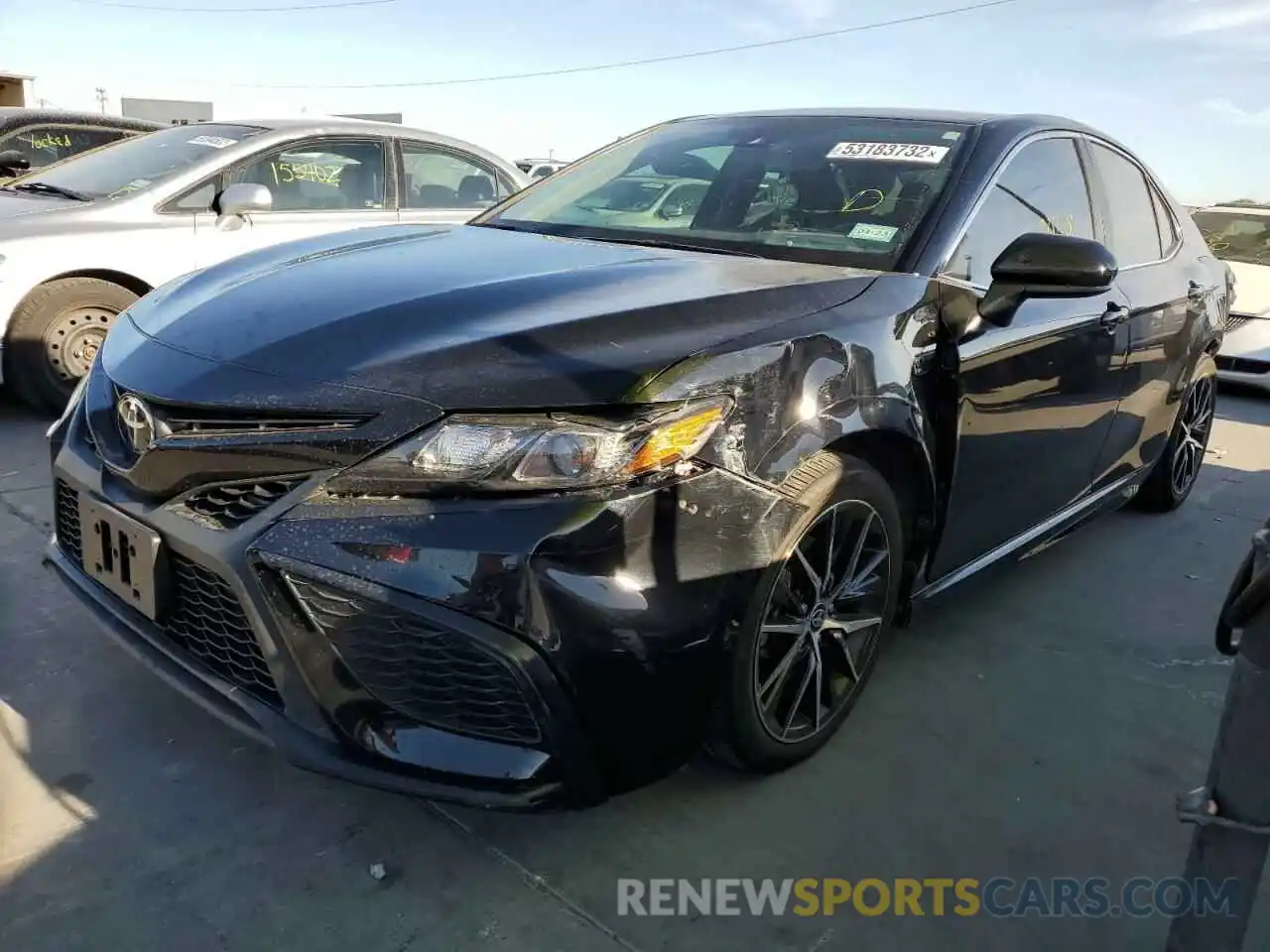 2 Photograph of a damaged car 4T1G11AK4MU551429 TOYOTA CAMRY 2021