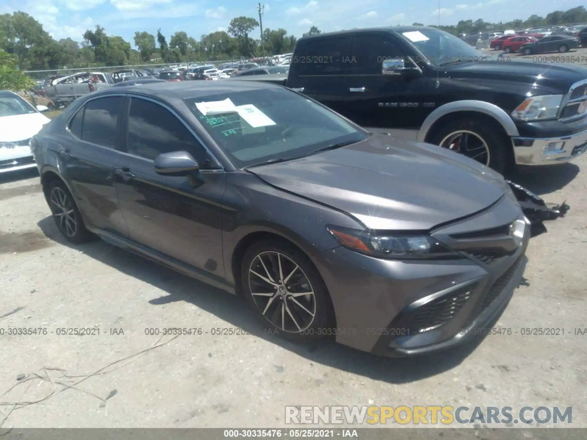 1 Photograph of a damaged car 4T1G11AK4MU555867 TOYOTA CAMRY 2021