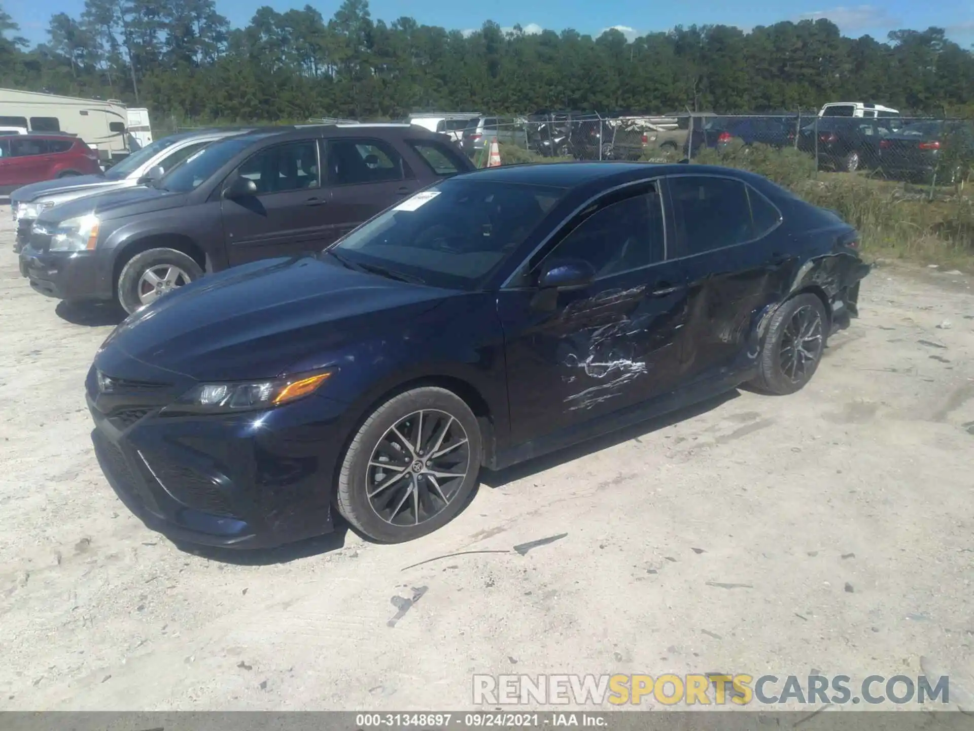 2 Photograph of a damaged car 4T1G11AK4MU558400 TOYOTA CAMRY 2021