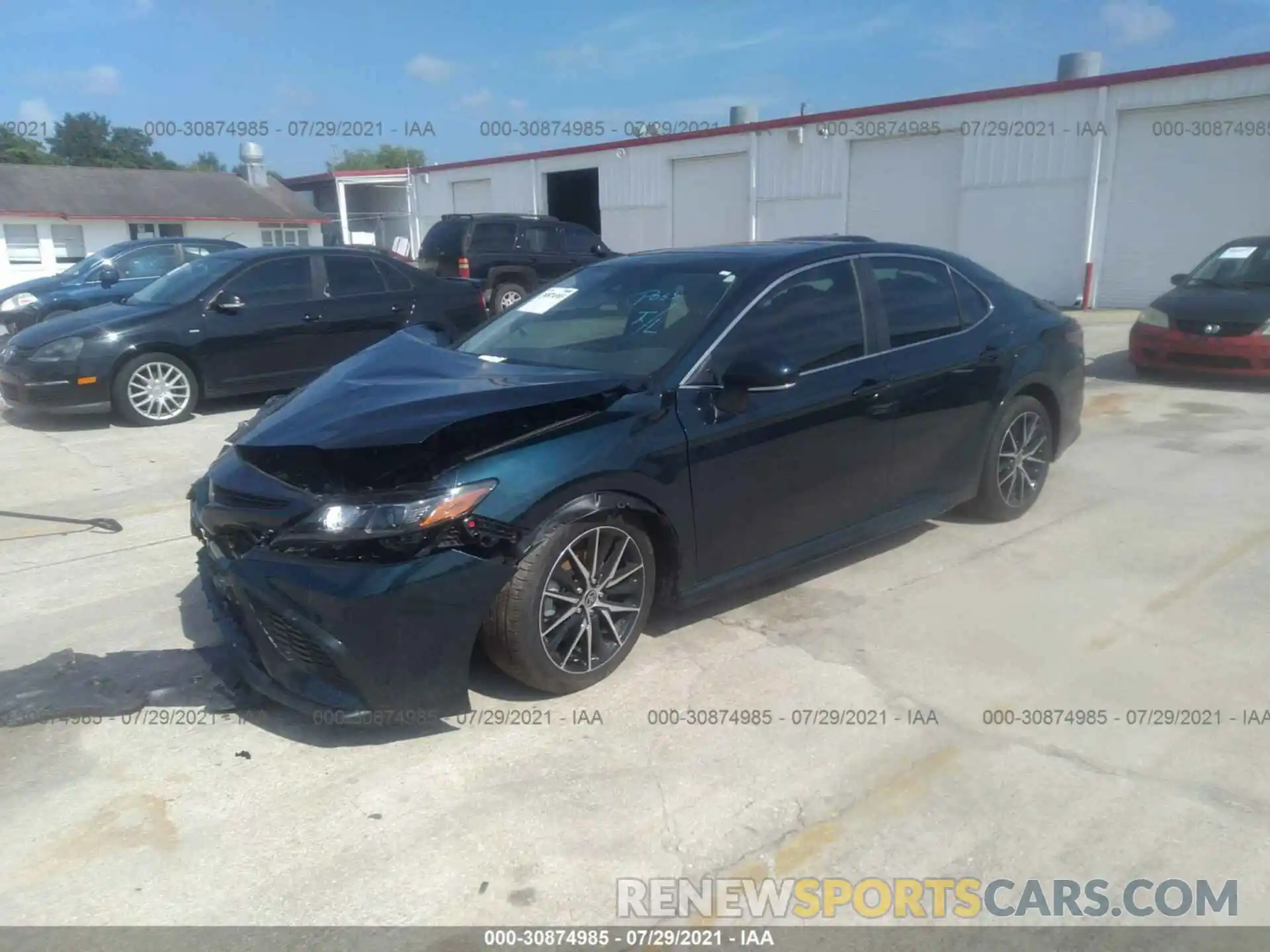 2 Photograph of a damaged car 4T1G11AK4MU558932 TOYOTA CAMRY 2021