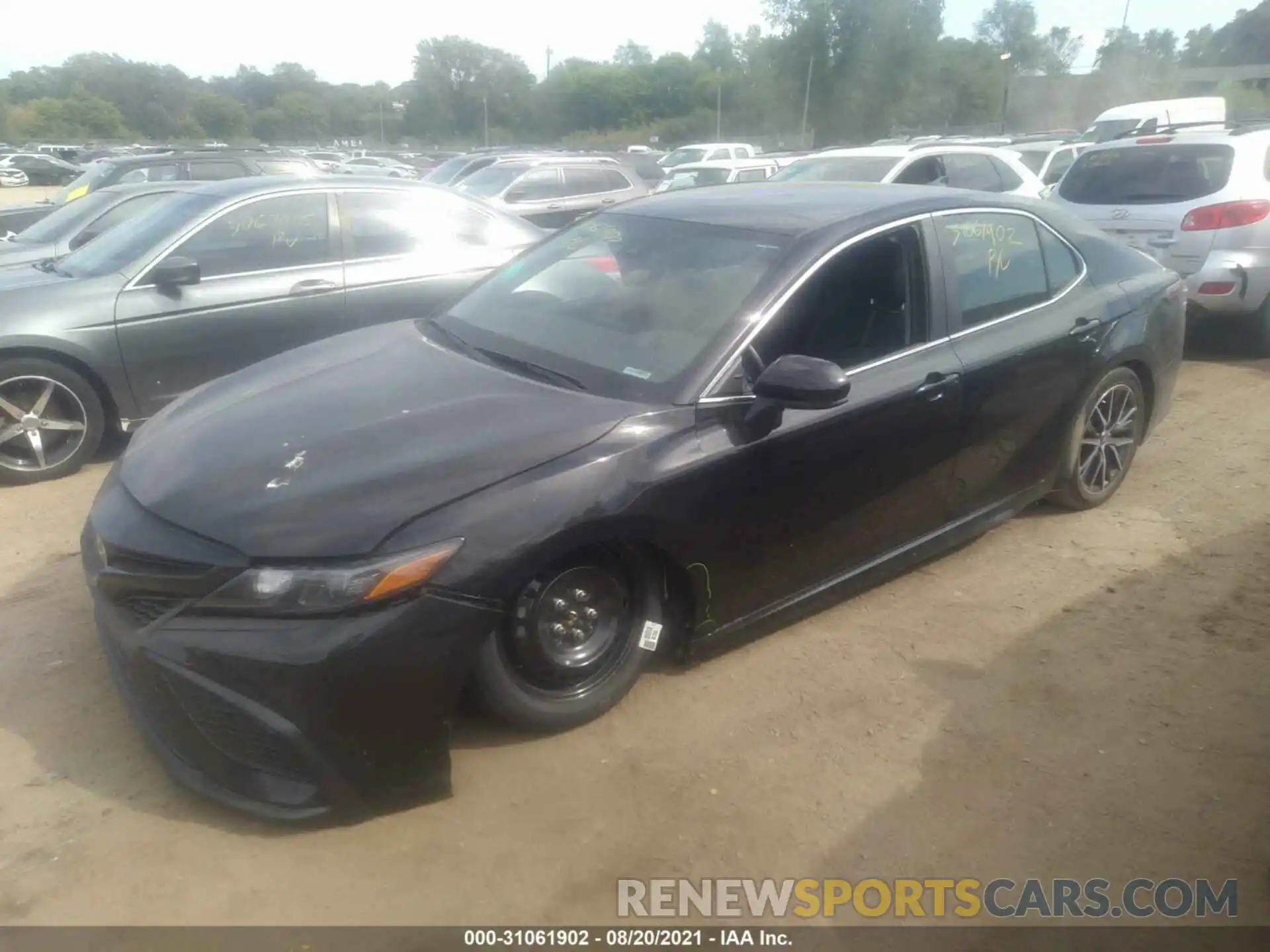 2 Photograph of a damaged car 4T1G11AK4MU563693 TOYOTA CAMRY 2021