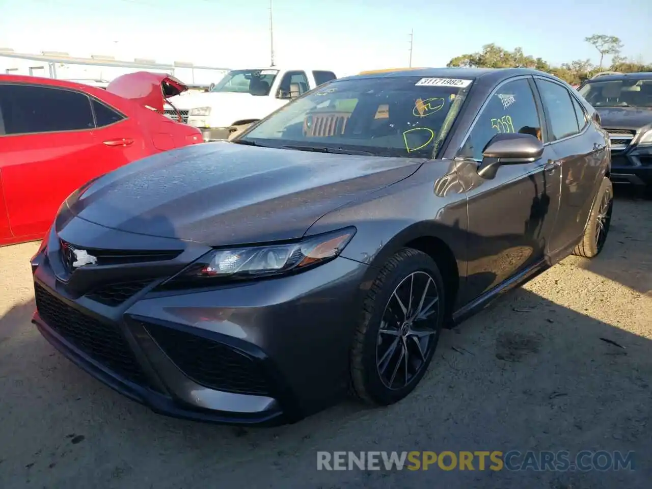 2 Photograph of a damaged car 4T1G11AK4MU564441 TOYOTA CAMRY 2021