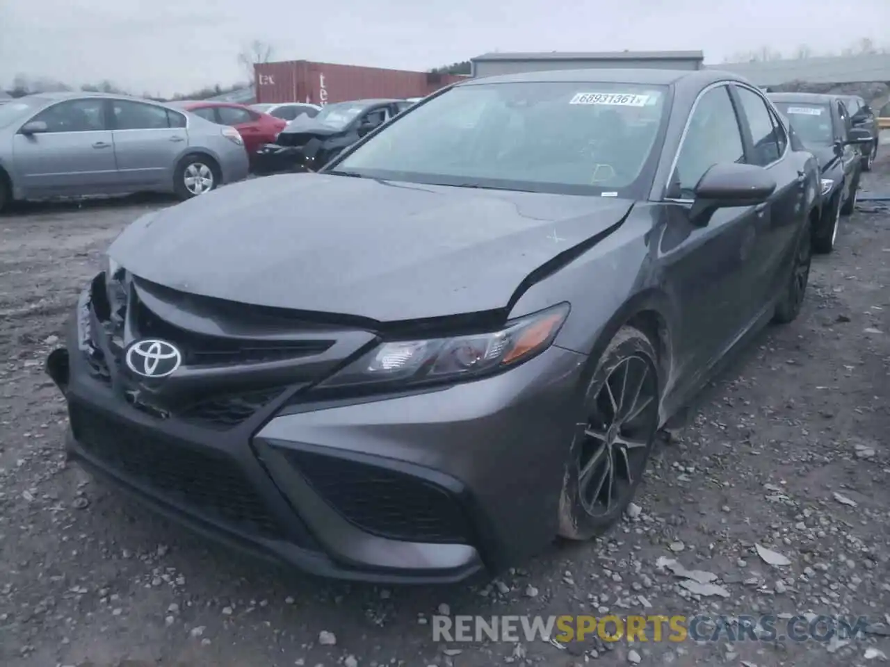 2 Photograph of a damaged car 4T1G11AK4MU565363 TOYOTA CAMRY 2021