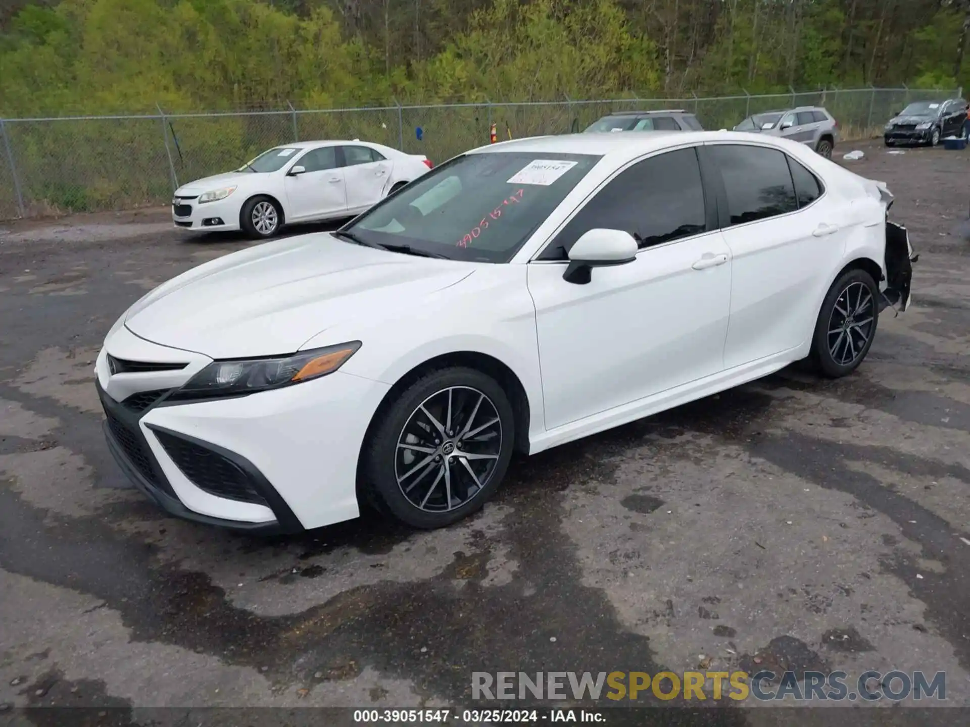 2 Photograph of a damaged car 4T1G11AK4MU574371 TOYOTA CAMRY 2021