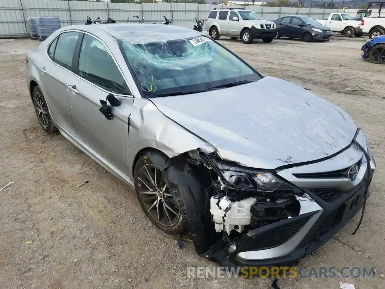 1 Photograph of a damaged car 4T1G11AK4MU580669 TOYOTA CAMRY 2021