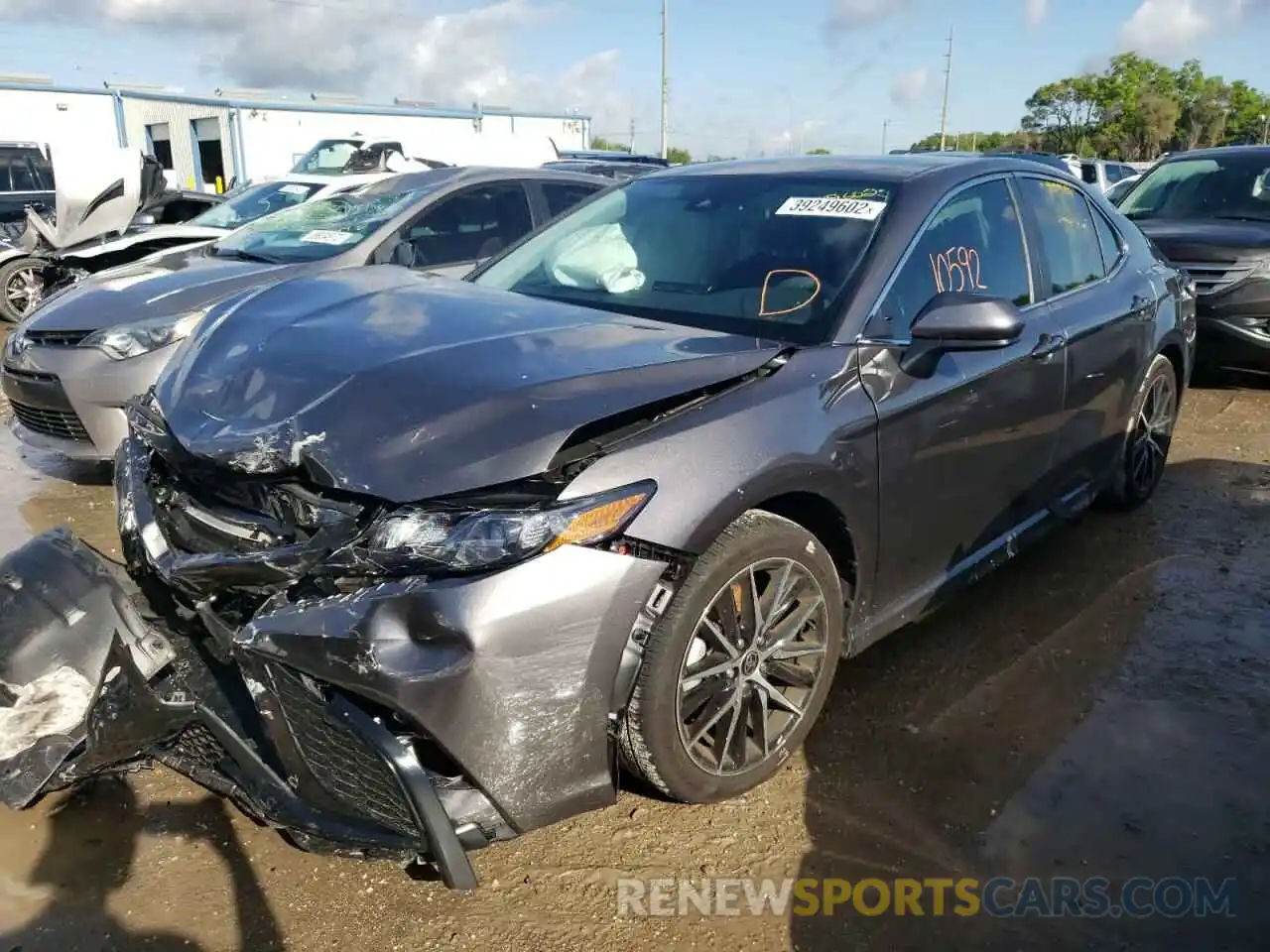 2 Photograph of a damaged car 4T1G11AK4MU581076 TOYOTA CAMRY 2021