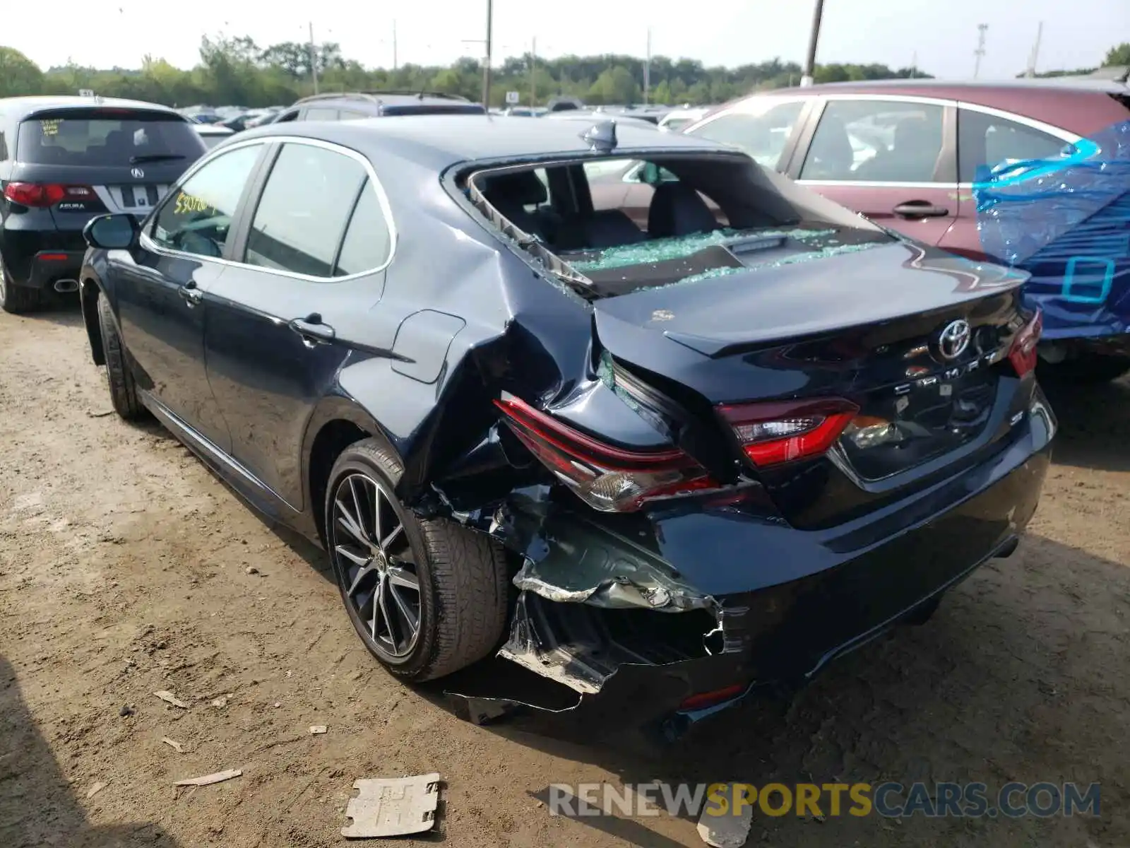 3 Photograph of a damaged car 4T1G11AK4MU583720 TOYOTA CAMRY 2021