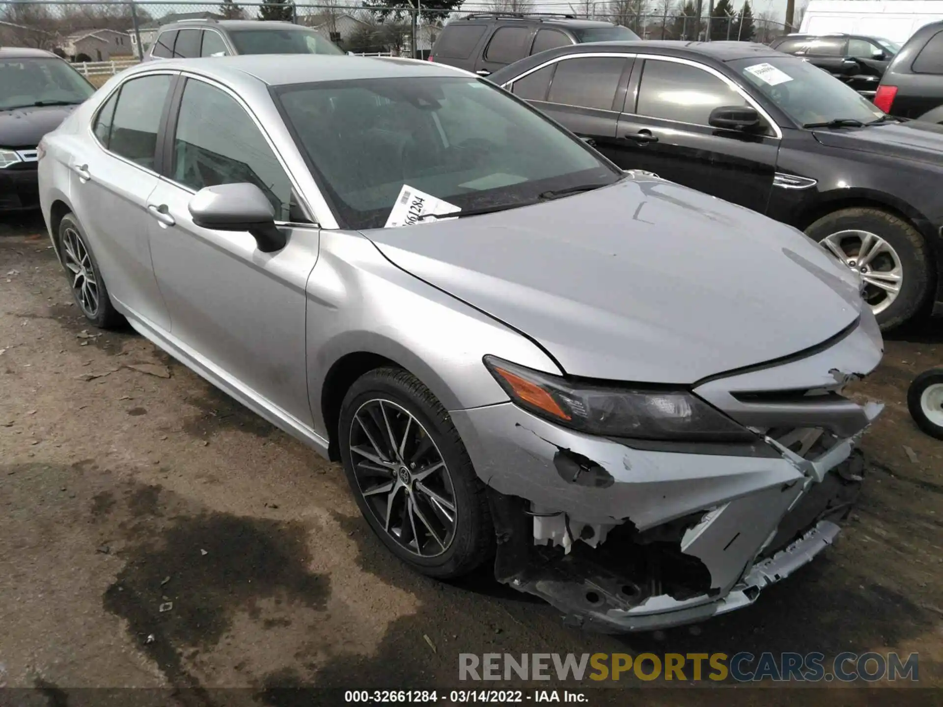 1 Photograph of a damaged car 4T1G11AK4MU587069 TOYOTA CAMRY 2021