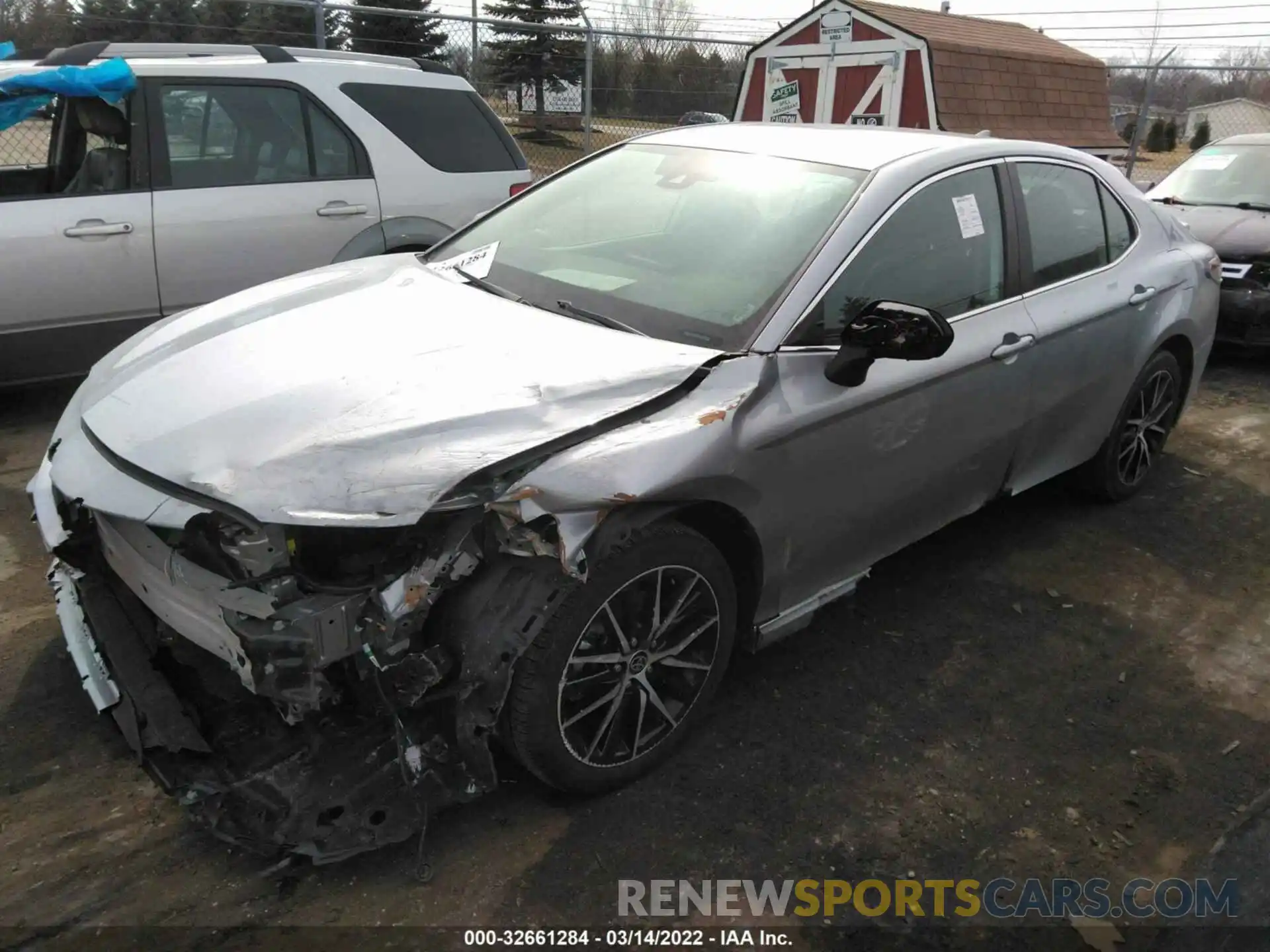 2 Photograph of a damaged car 4T1G11AK4MU587069 TOYOTA CAMRY 2021