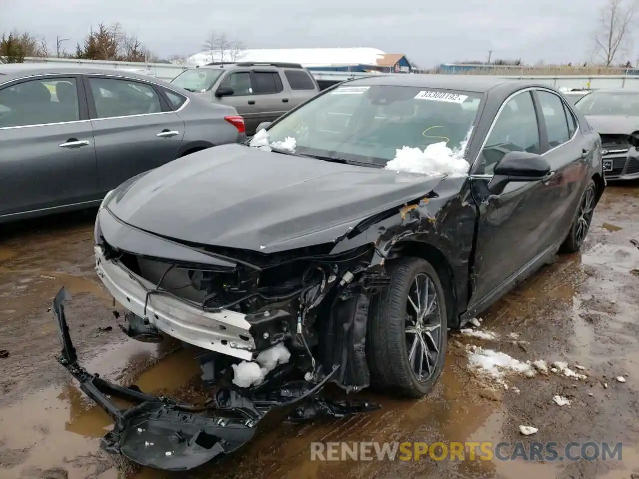 2 Photograph of a damaged car 4T1G11AK4MU587931 TOYOTA CAMRY 2021