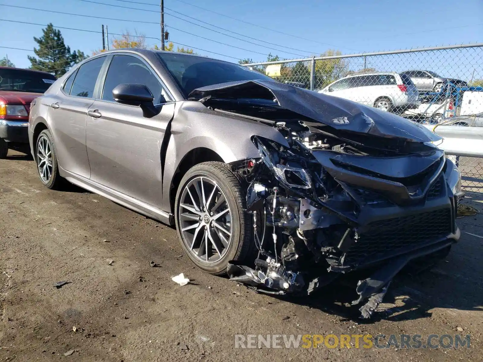 1 Photograph of a damaged car 4T1G11AK4MU594328 TOYOTA CAMRY 2021