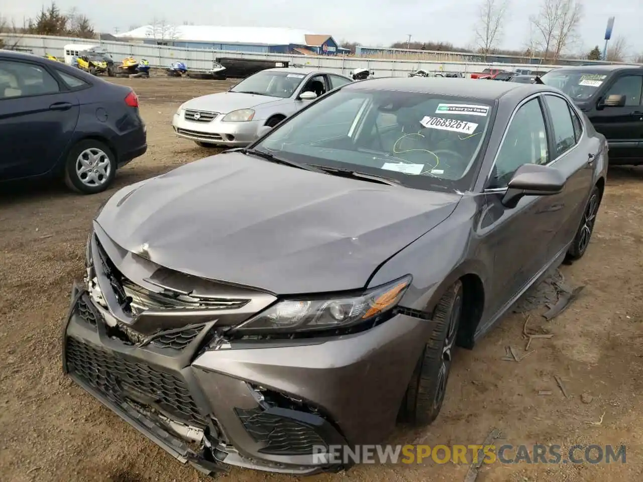 2 Photograph of a damaged car 4T1G11AK4MU596466 TOYOTA CAMRY 2021