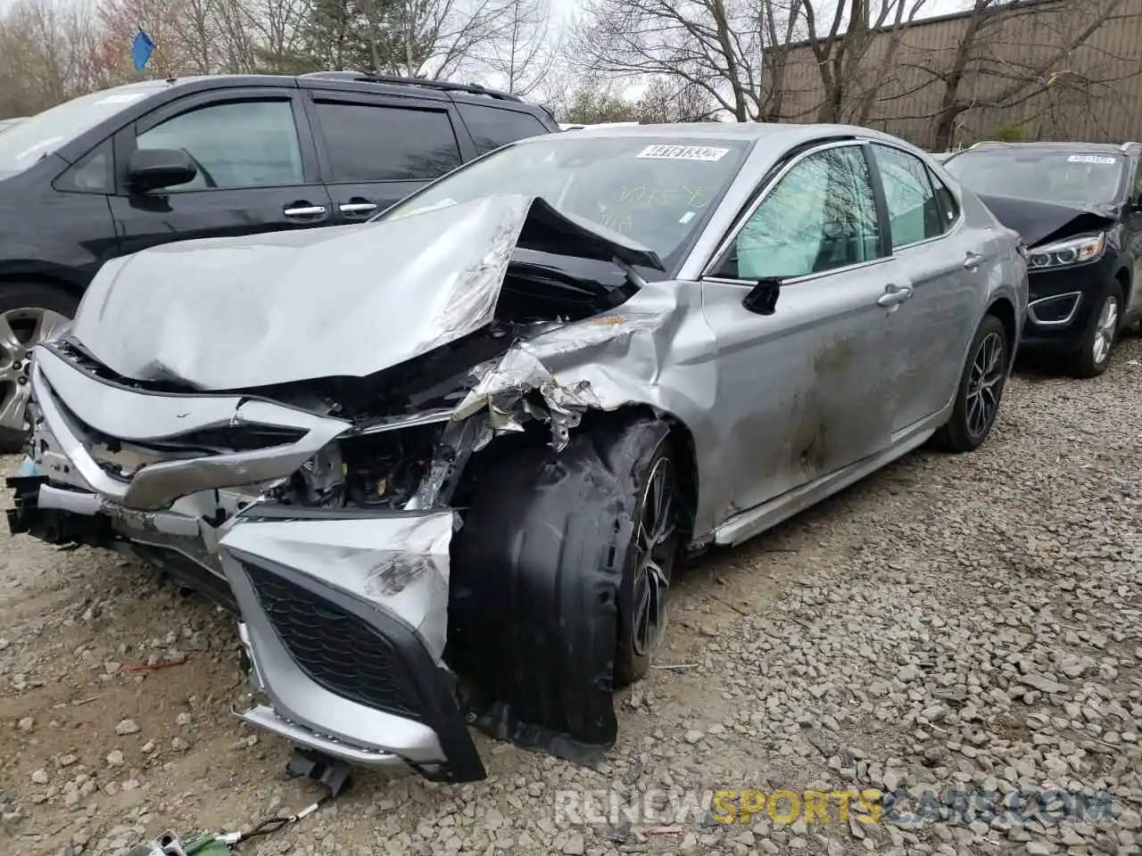 2 Photograph of a damaged car 4T1G11AK4MU597939 TOYOTA CAMRY 2021