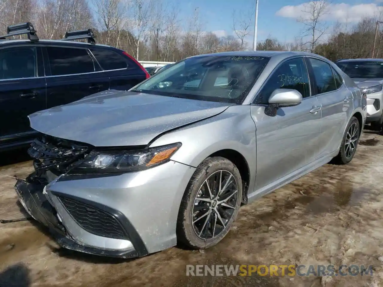 2 Photograph of a damaged car 4T1G11AK4MU599559 TOYOTA CAMRY 2021