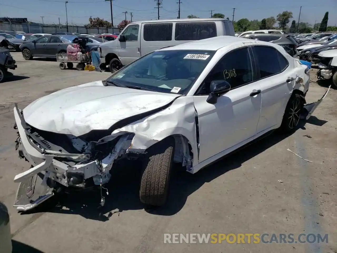 2 Photograph of a damaged car 4T1G11AK4MU602654 TOYOTA CAMRY 2021