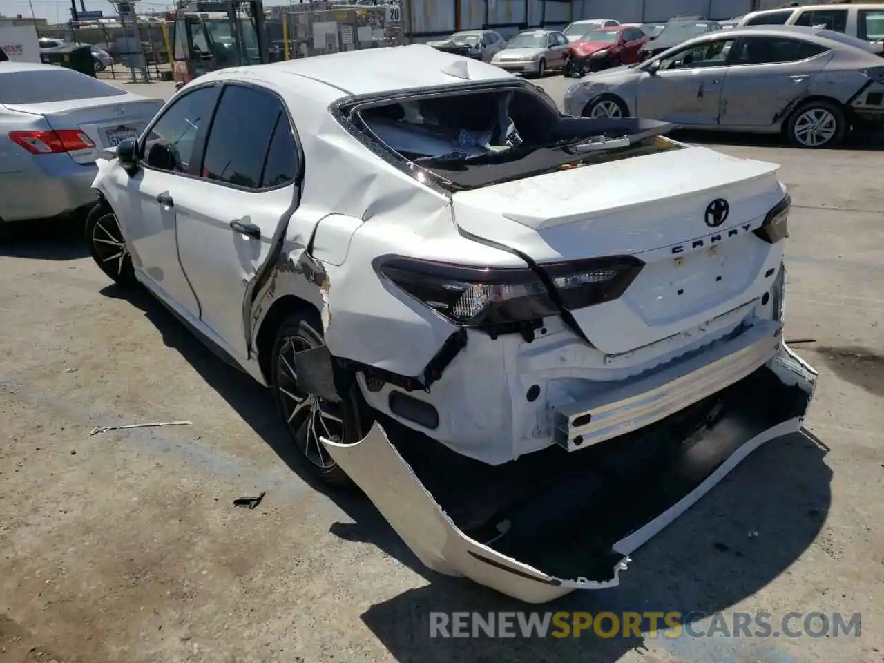 3 Photograph of a damaged car 4T1G11AK4MU602654 TOYOTA CAMRY 2021