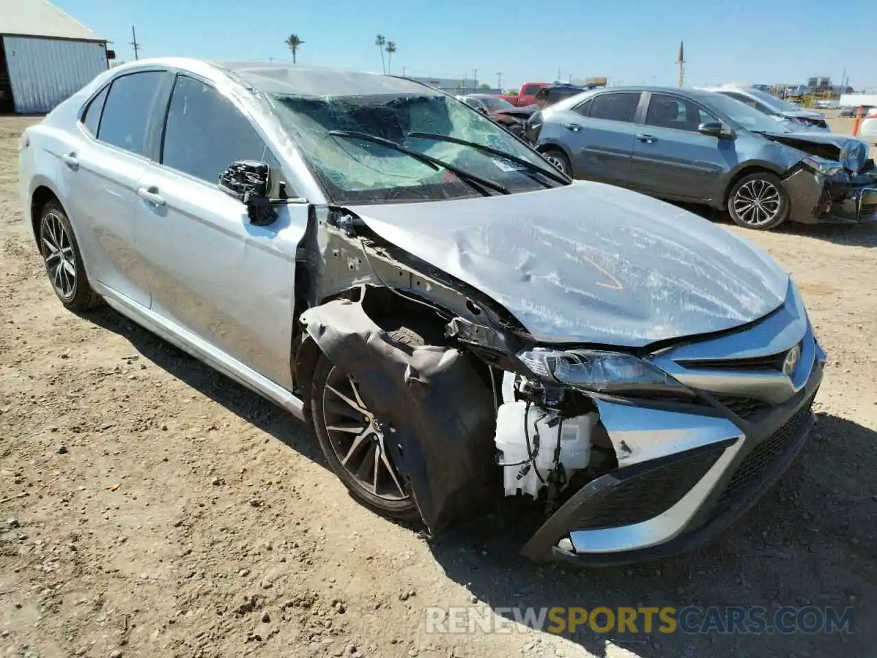 1 Photograph of a damaged car 4T1G11AK4MU607093 TOYOTA CAMRY 2021