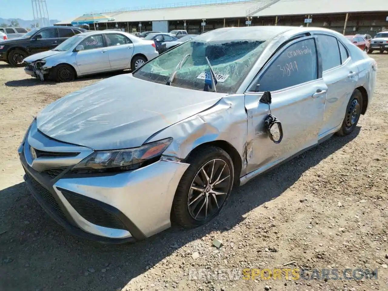 2 Photograph of a damaged car 4T1G11AK4MU607093 TOYOTA CAMRY 2021