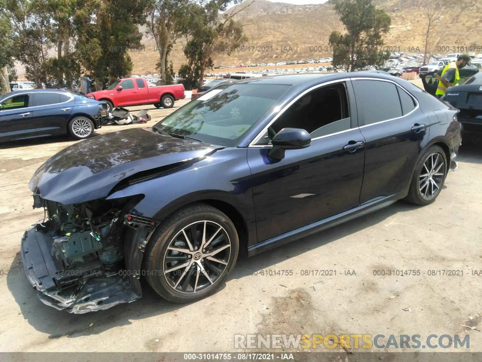 2 Photograph of a damaged car 4T1G11AK5MU404648 TOYOTA CAMRY 2021