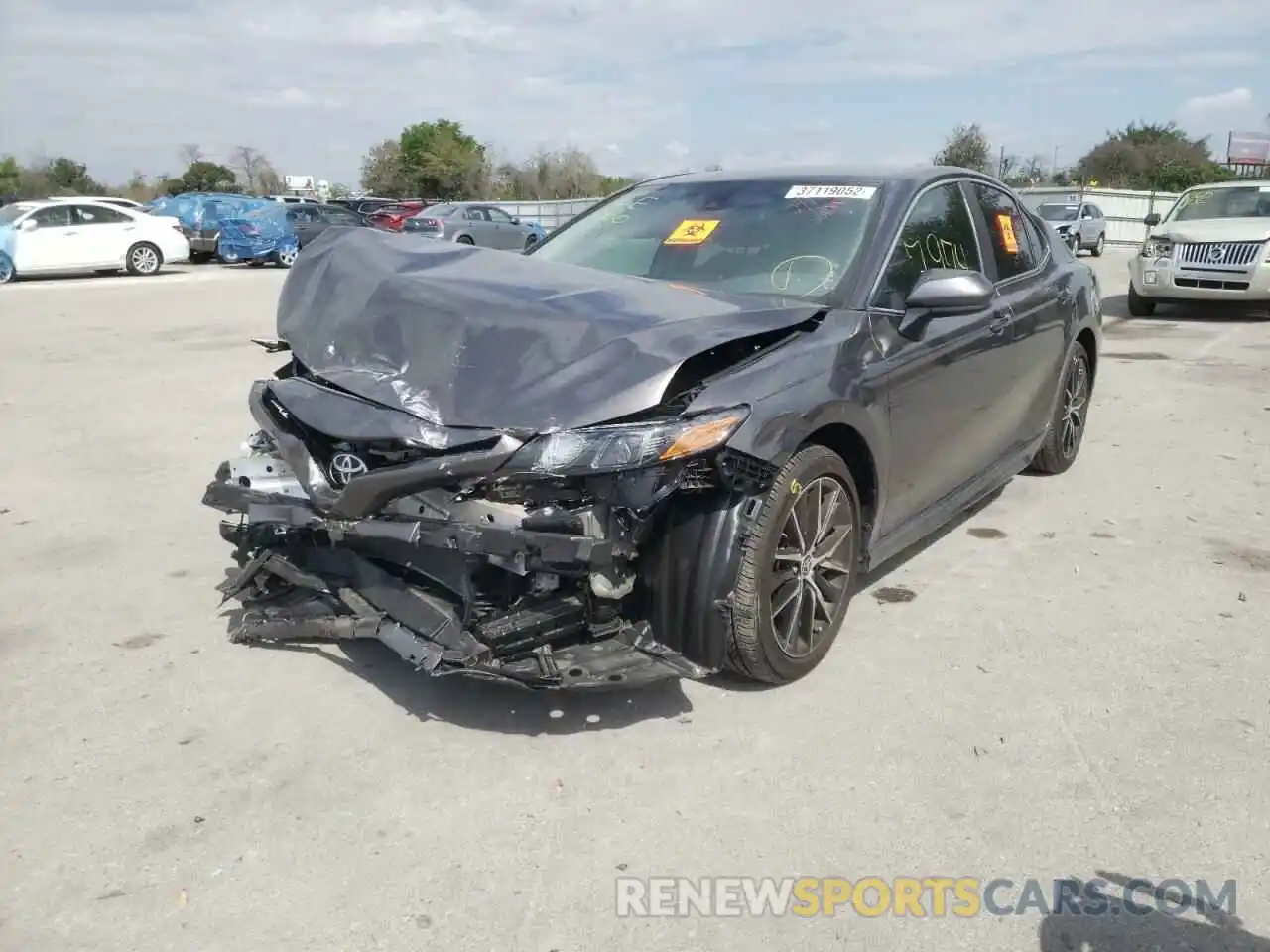 2 Photograph of a damaged car 4T1G11AK5MU406352 TOYOTA CAMRY 2021