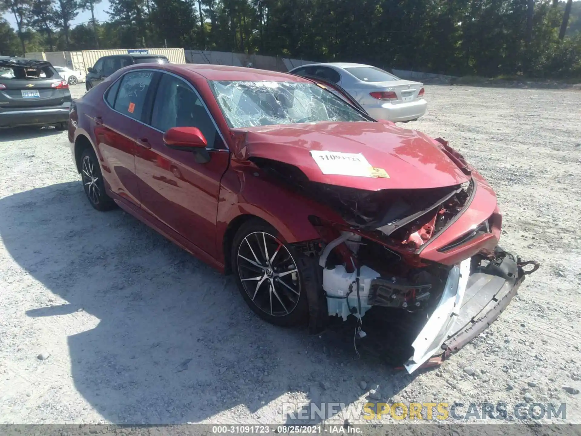 1 Photograph of a damaged car 4T1G11AK5MU407887 TOYOTA CAMRY 2021