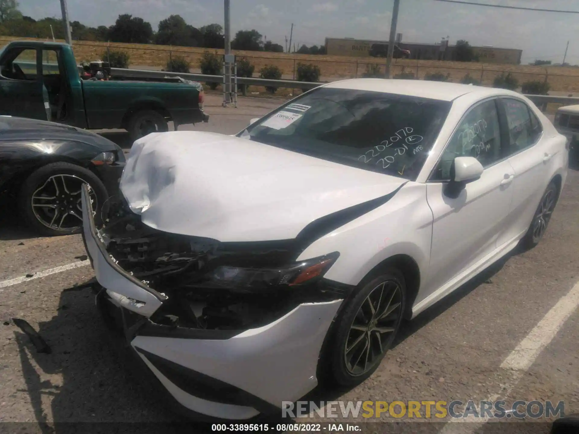 2 Photograph of a damaged car 4T1G11AK5MU411230 TOYOTA CAMRY 2021