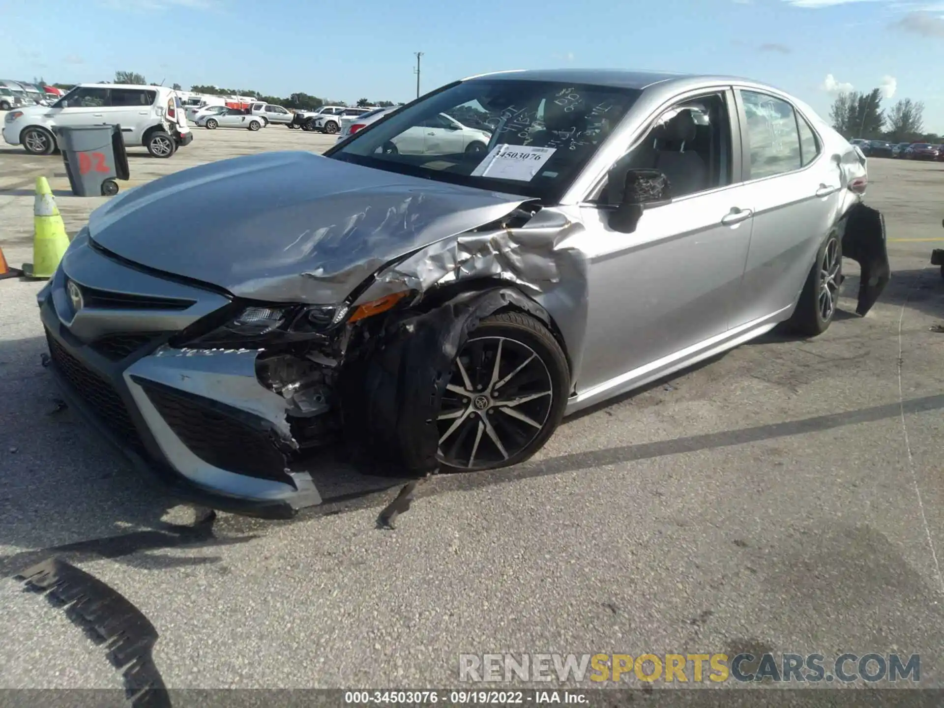 2 Photograph of a damaged car 4T1G11AK5MU412488 TOYOTA CAMRY 2021