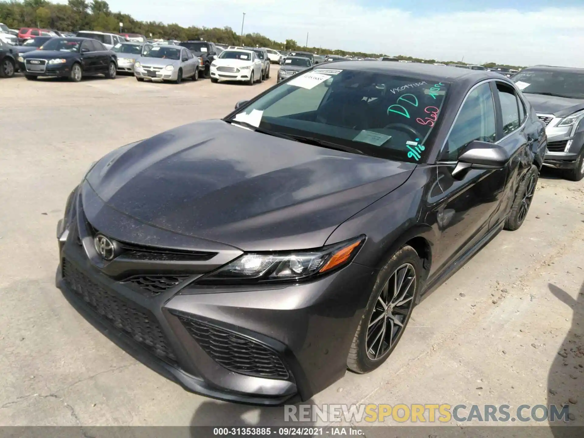 2 Photograph of a damaged car 4T1G11AK5MU414788 TOYOTA CAMRY 2021