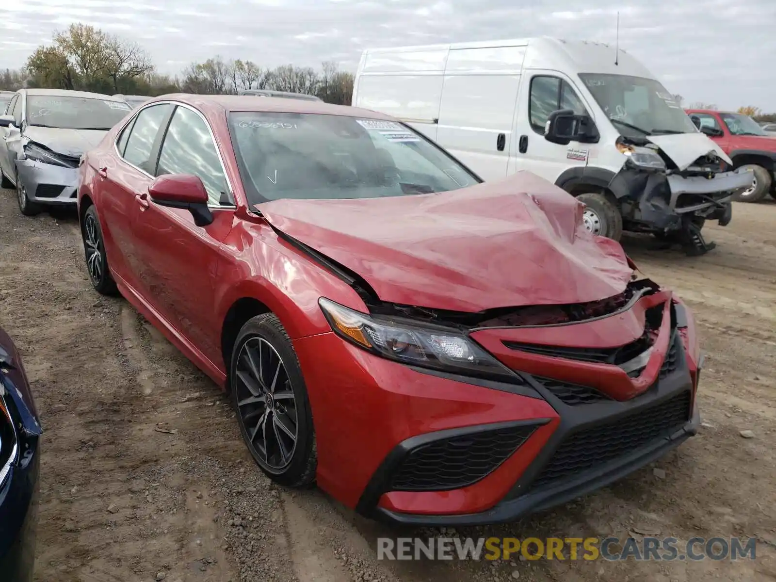 1 Photograph of a damaged car 4T1G11AK5MU415939 TOYOTA CAMRY 2021