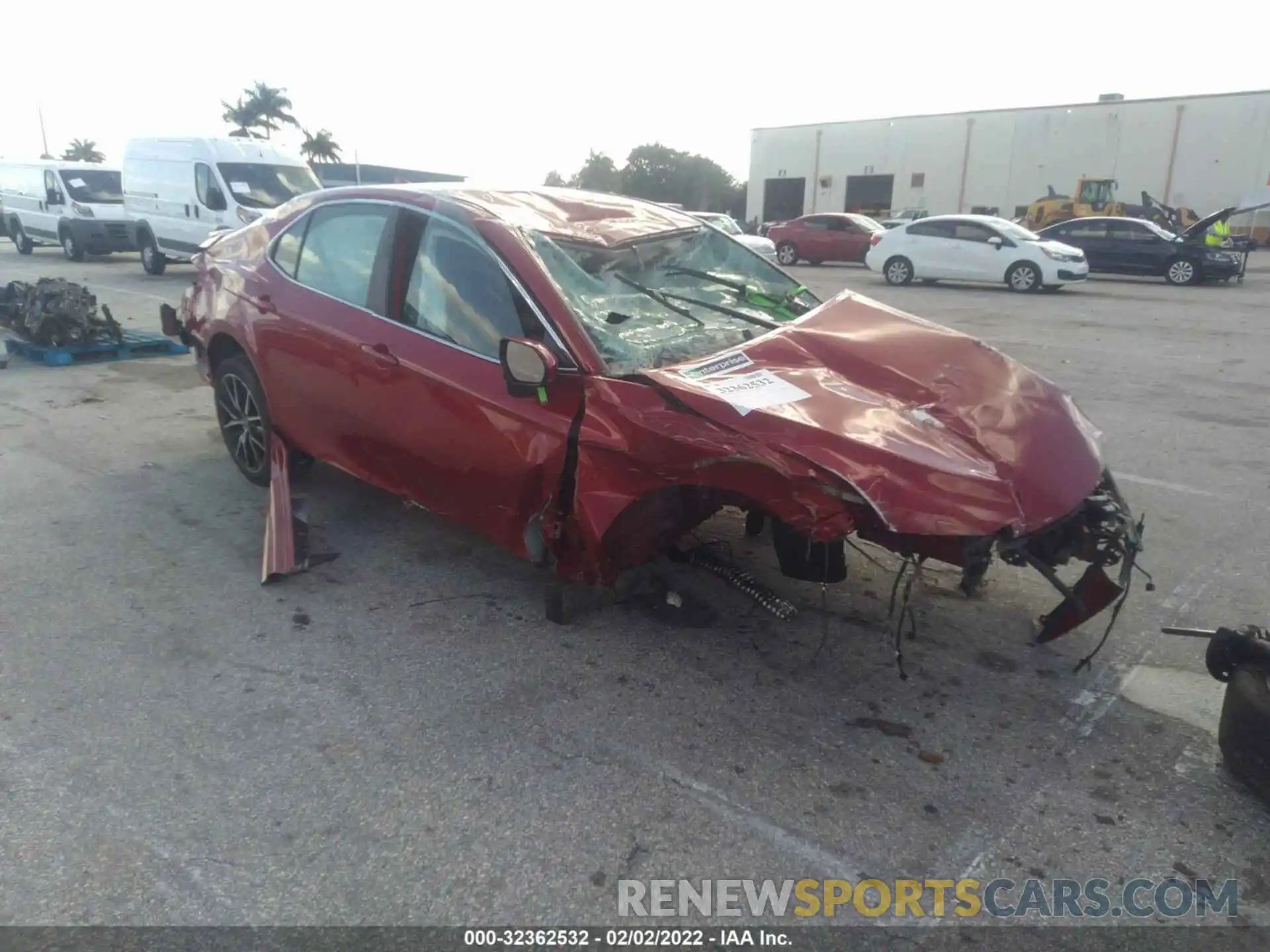 1 Photograph of a damaged car 4T1G11AK5MU416069 TOYOTA CAMRY 2021