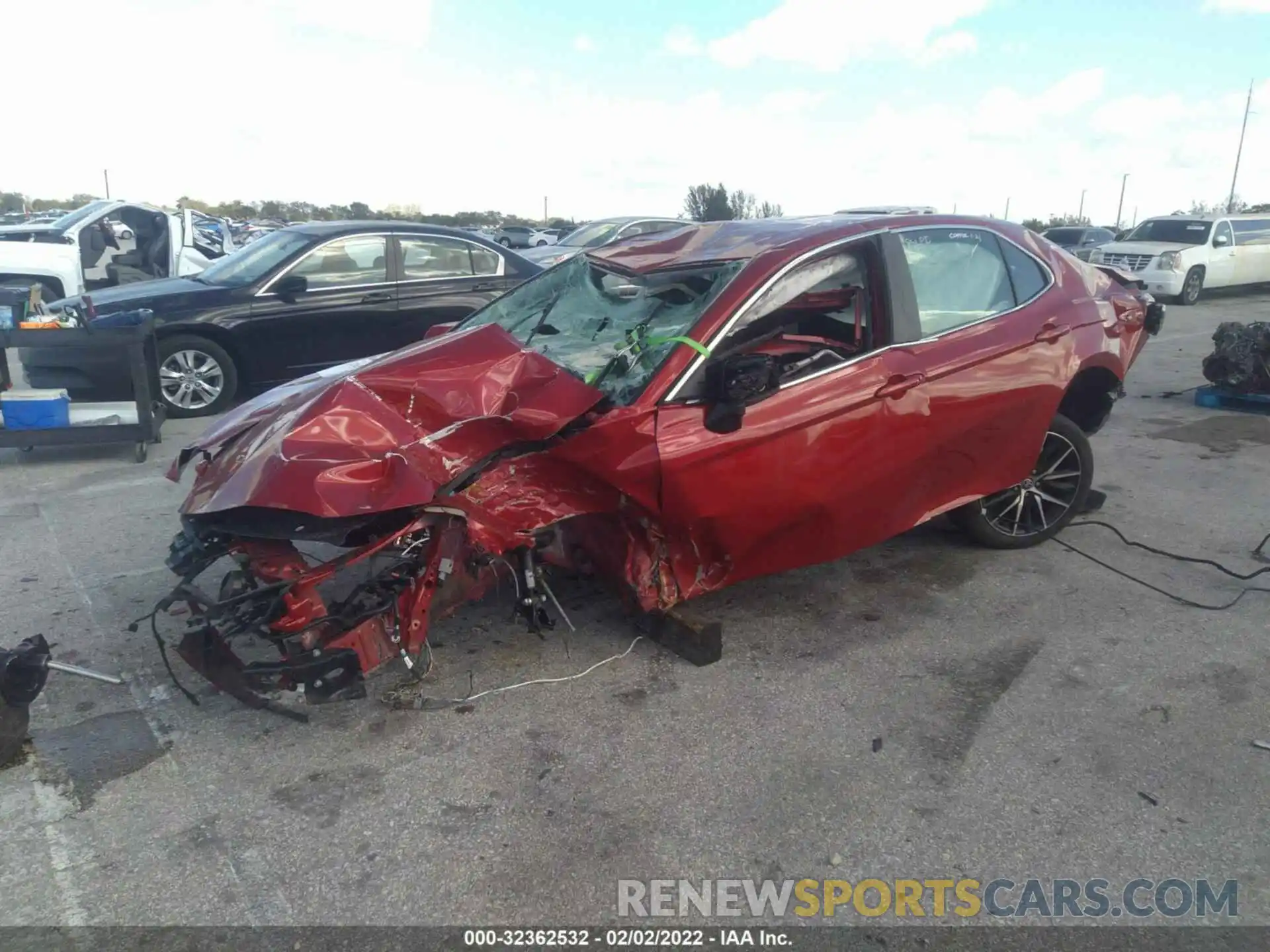 2 Photograph of a damaged car 4T1G11AK5MU416069 TOYOTA CAMRY 2021