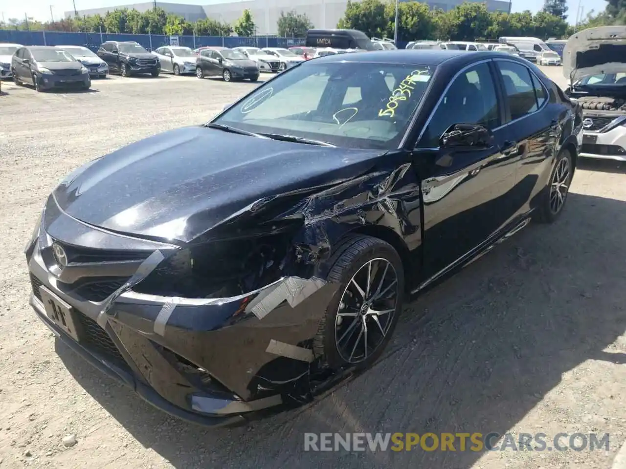 2 Photograph of a damaged car 4T1G11AK5MU420543 TOYOTA CAMRY 2021