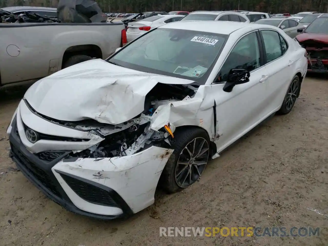 2 Photograph of a damaged car 4T1G11AK5MU422888 TOYOTA CAMRY 2021