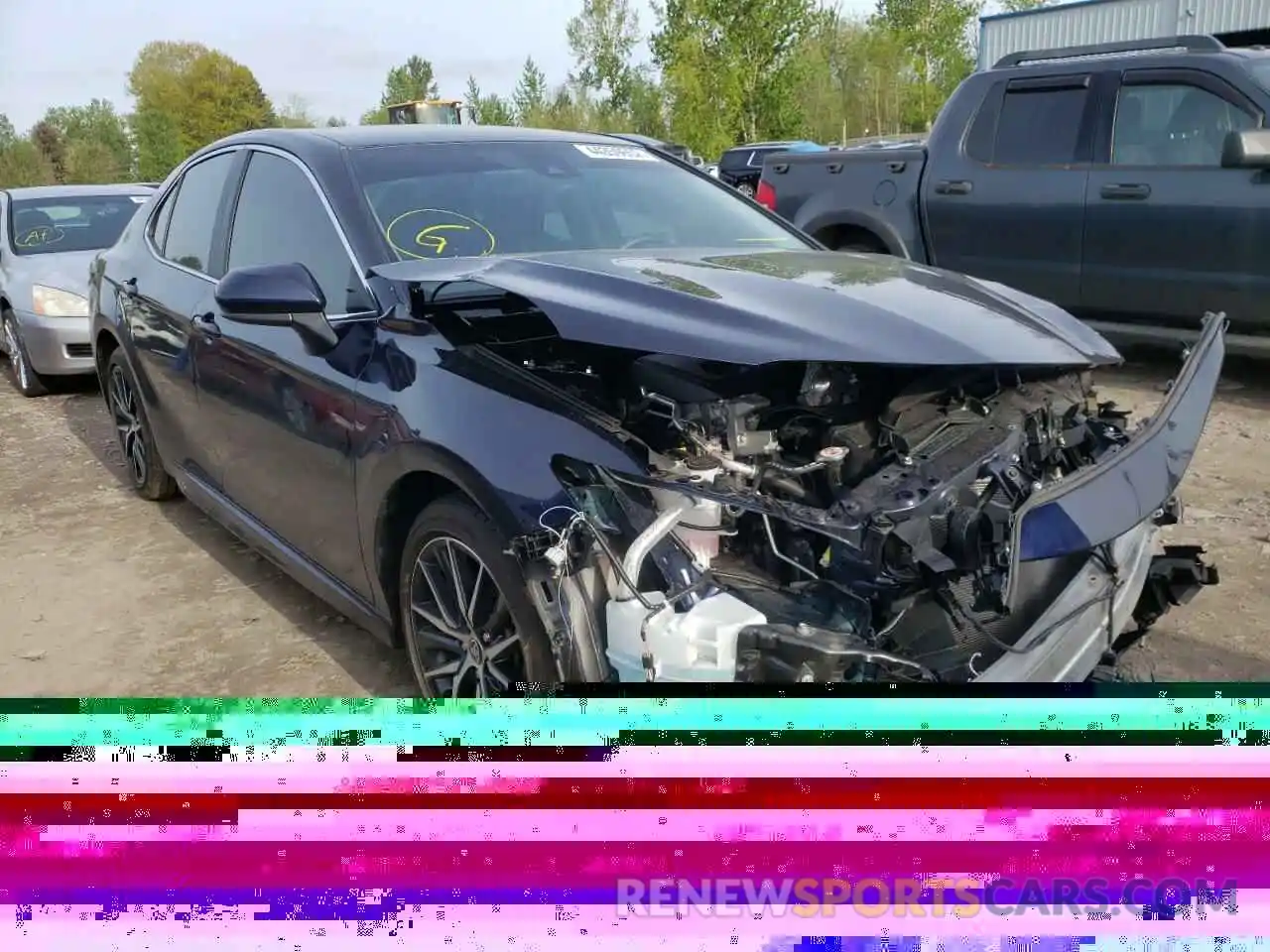 1 Photograph of a damaged car 4T1G11AK5MU427167 TOYOTA CAMRY 2021