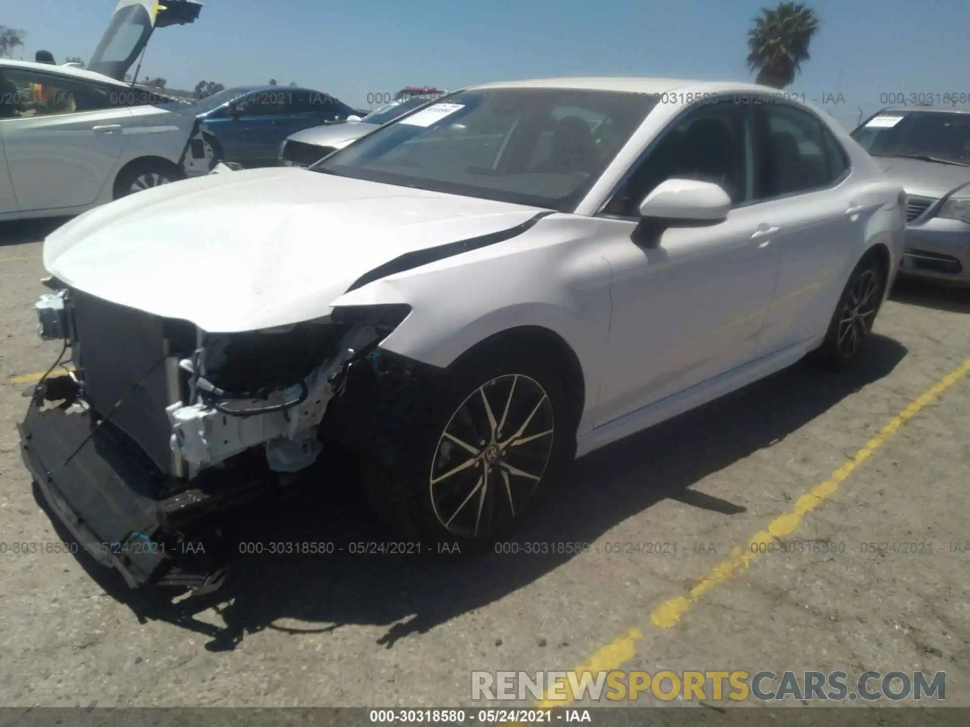 2 Photograph of a damaged car 4T1G11AK5MU430716 TOYOTA CAMRY 2021