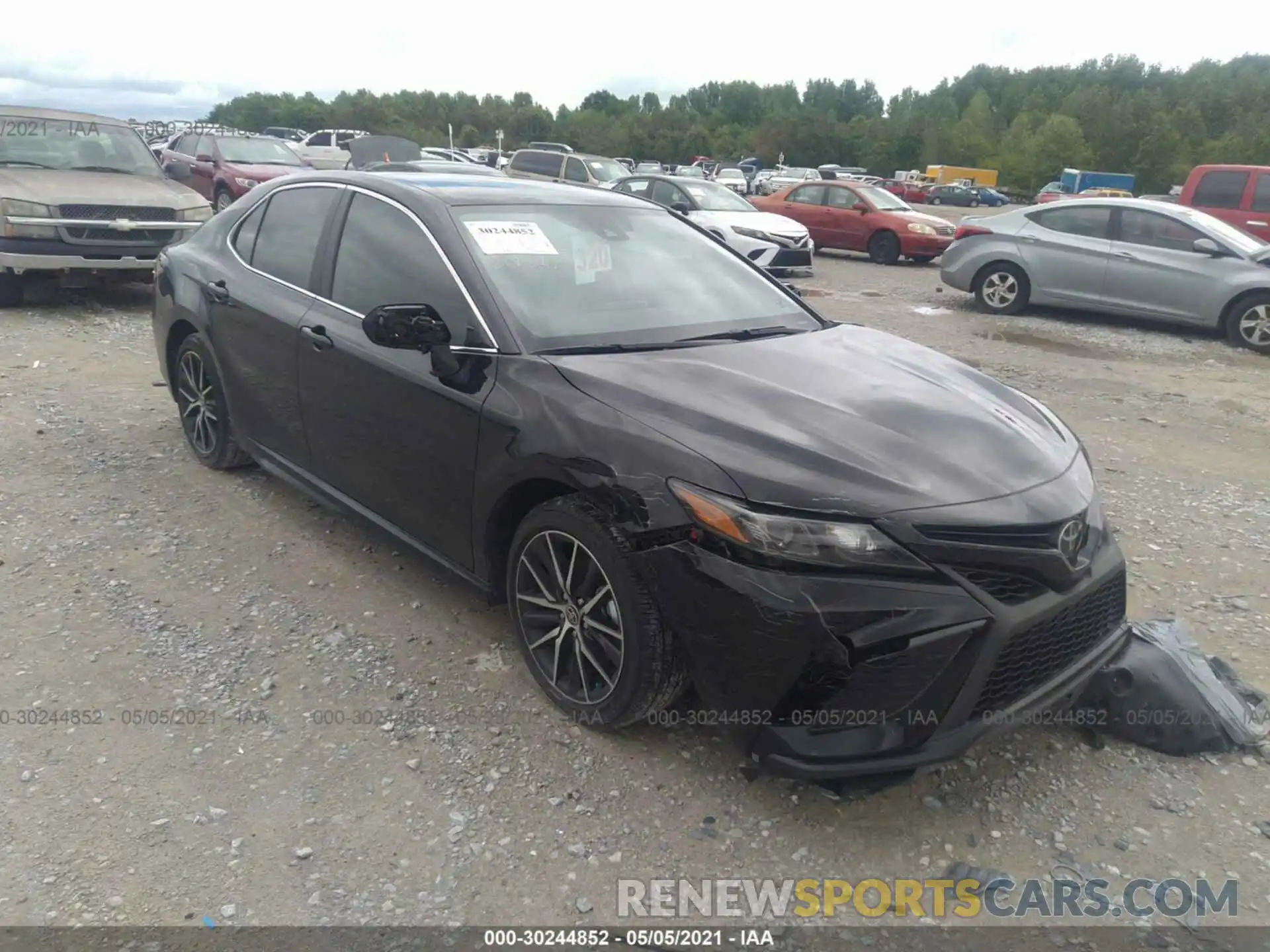 1 Photograph of a damaged car 4T1G11AK5MU435821 TOYOTA CAMRY 2021