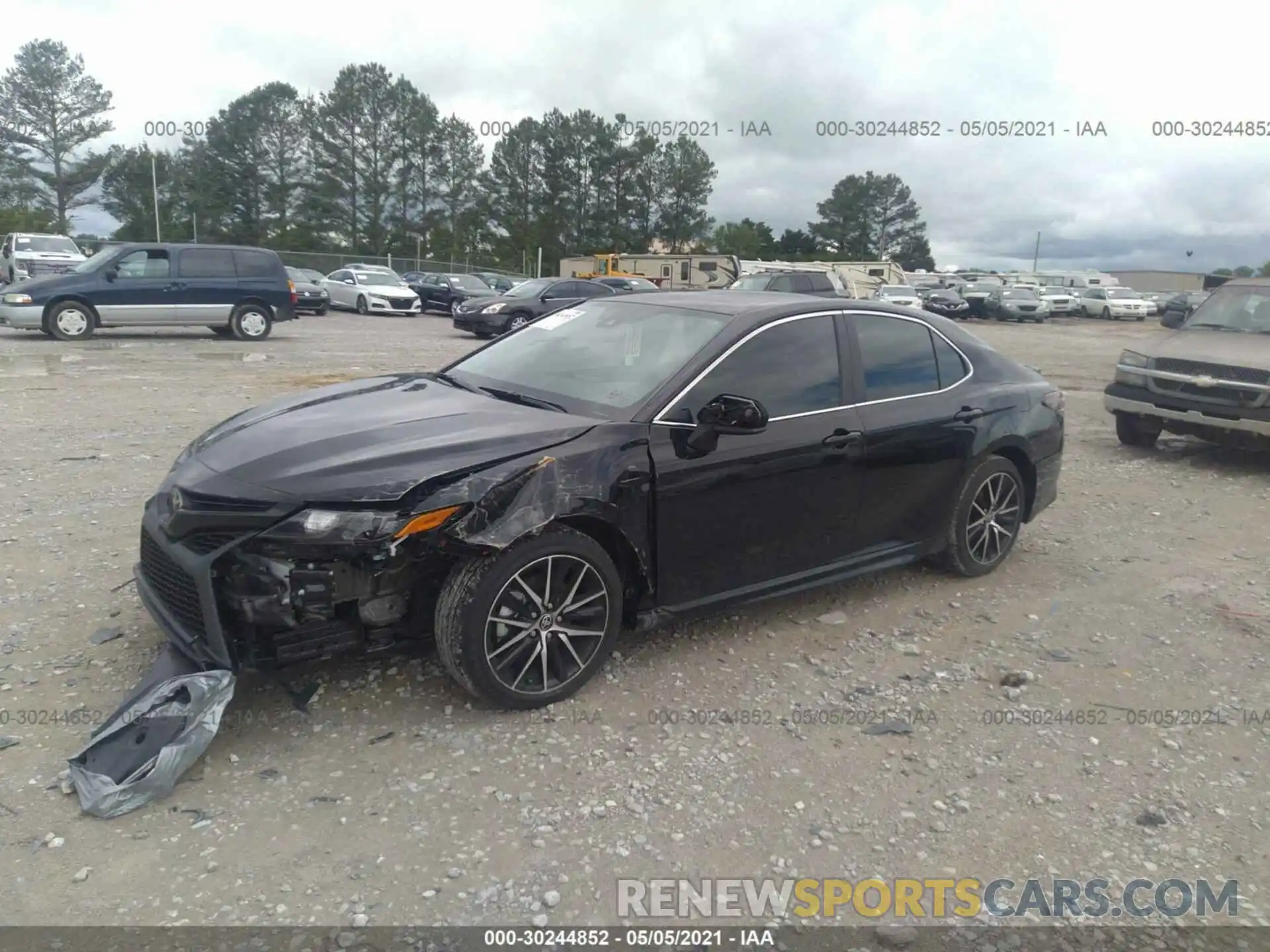 2 Photograph of a damaged car 4T1G11AK5MU435821 TOYOTA CAMRY 2021