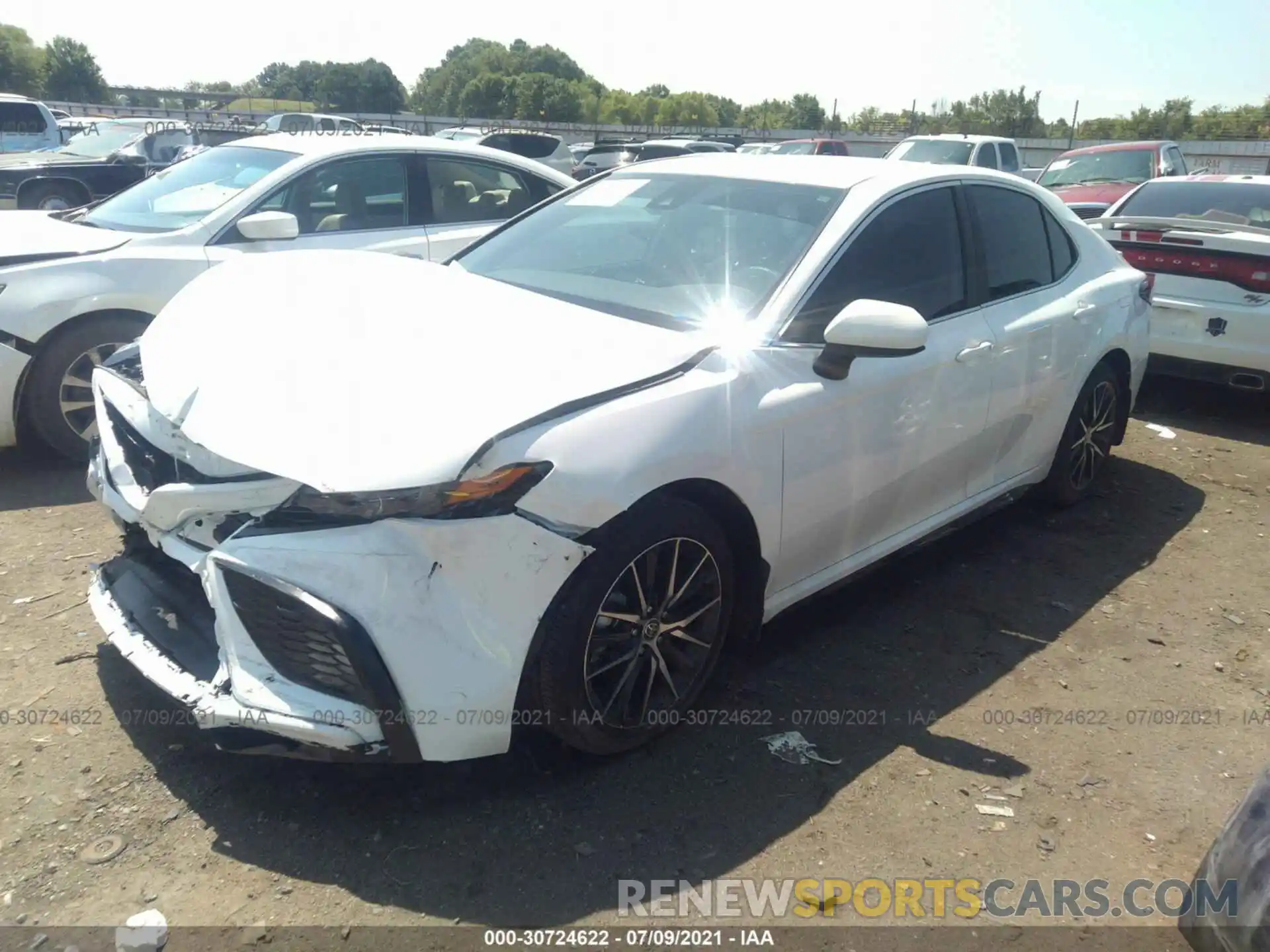 2 Photograph of a damaged car 4T1G11AK5MU440811 TOYOTA CAMRY 2021