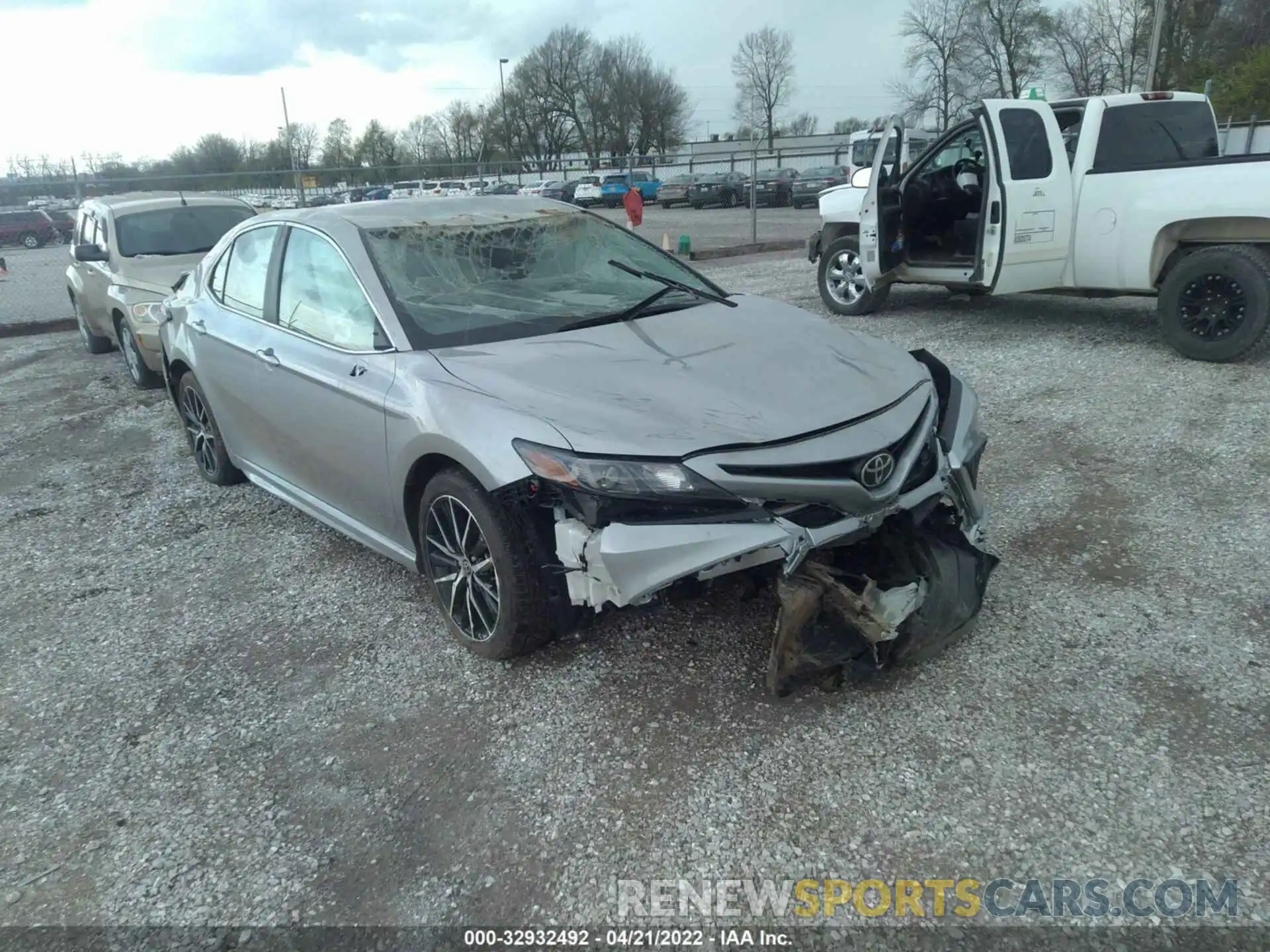 1 Photograph of a damaged car 4T1G11AK5MU448004 TOYOTA CAMRY 2021