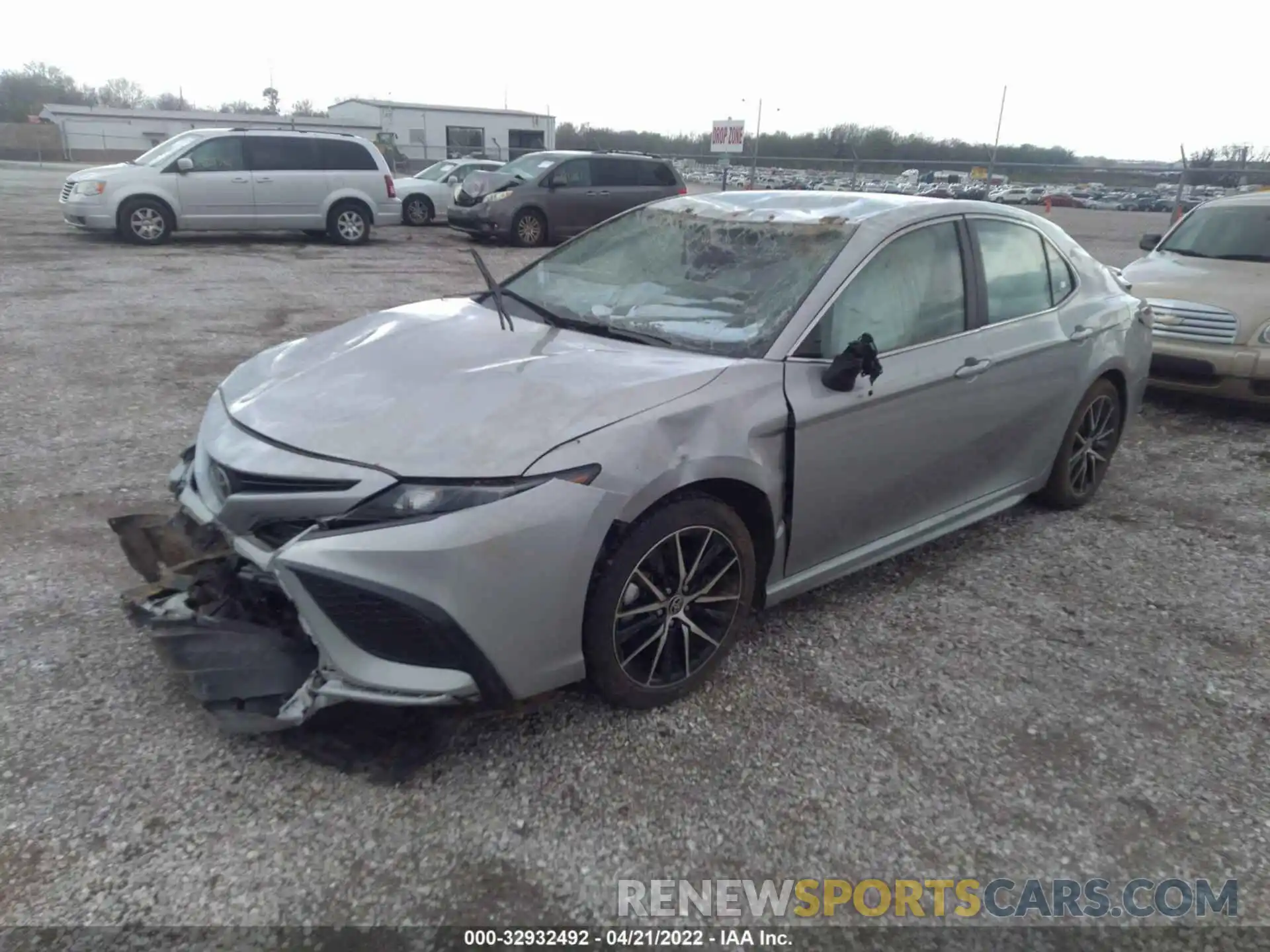 2 Photograph of a damaged car 4T1G11AK5MU448004 TOYOTA CAMRY 2021