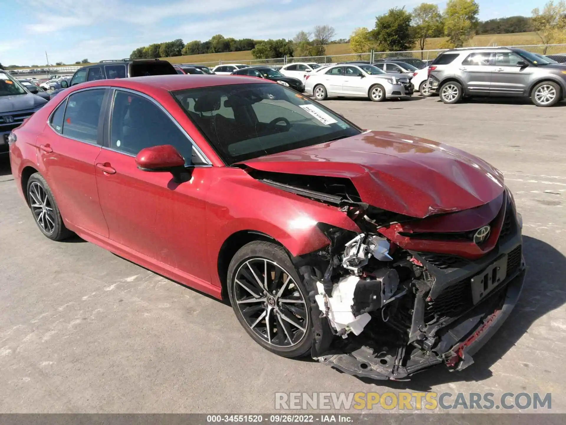 1 Photograph of a damaged car 4T1G11AK5MU451484 TOYOTA CAMRY 2021