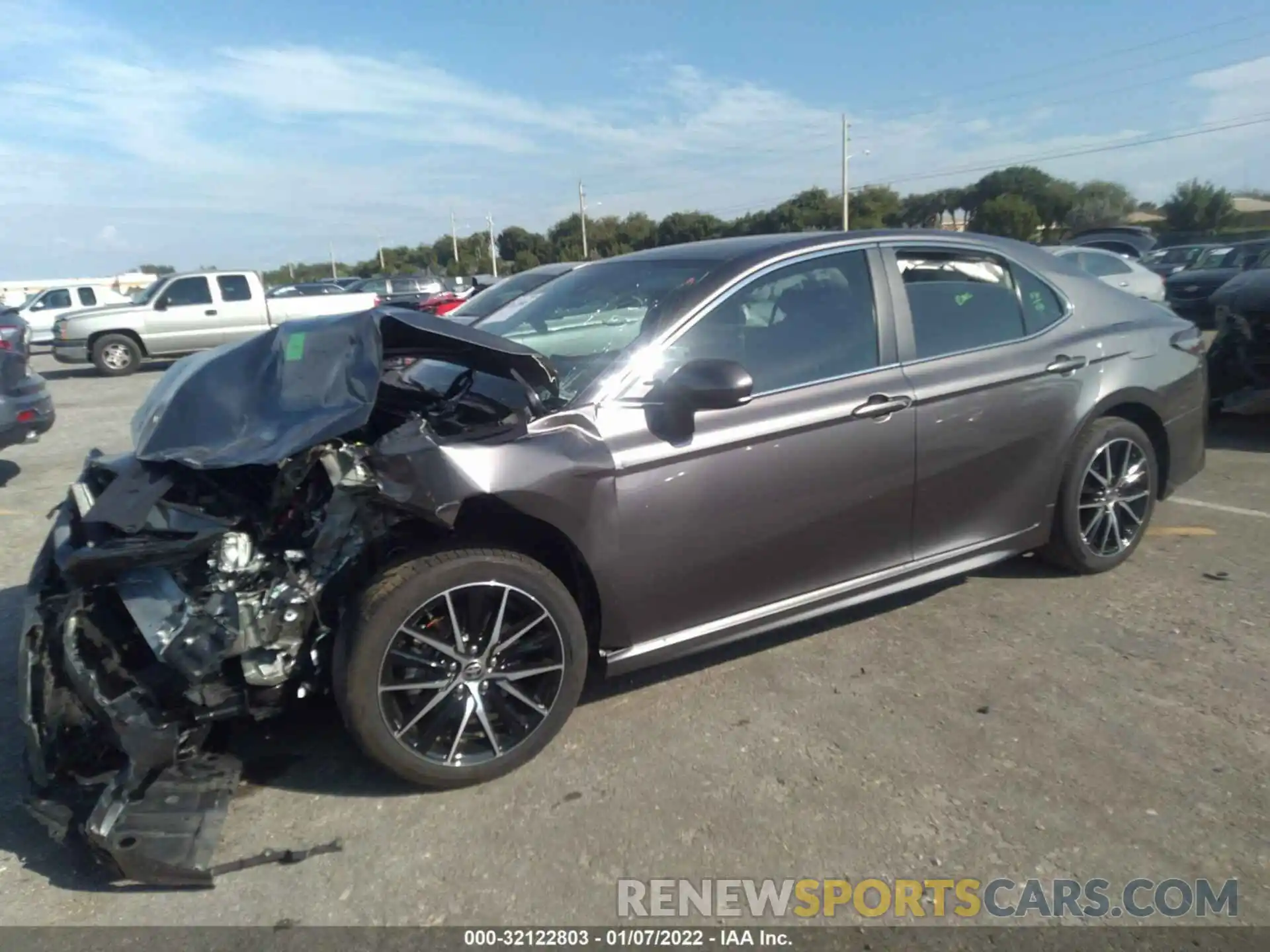 2 Photograph of a damaged car 4T1G11AK5MU459343 TOYOTA CAMRY 2021