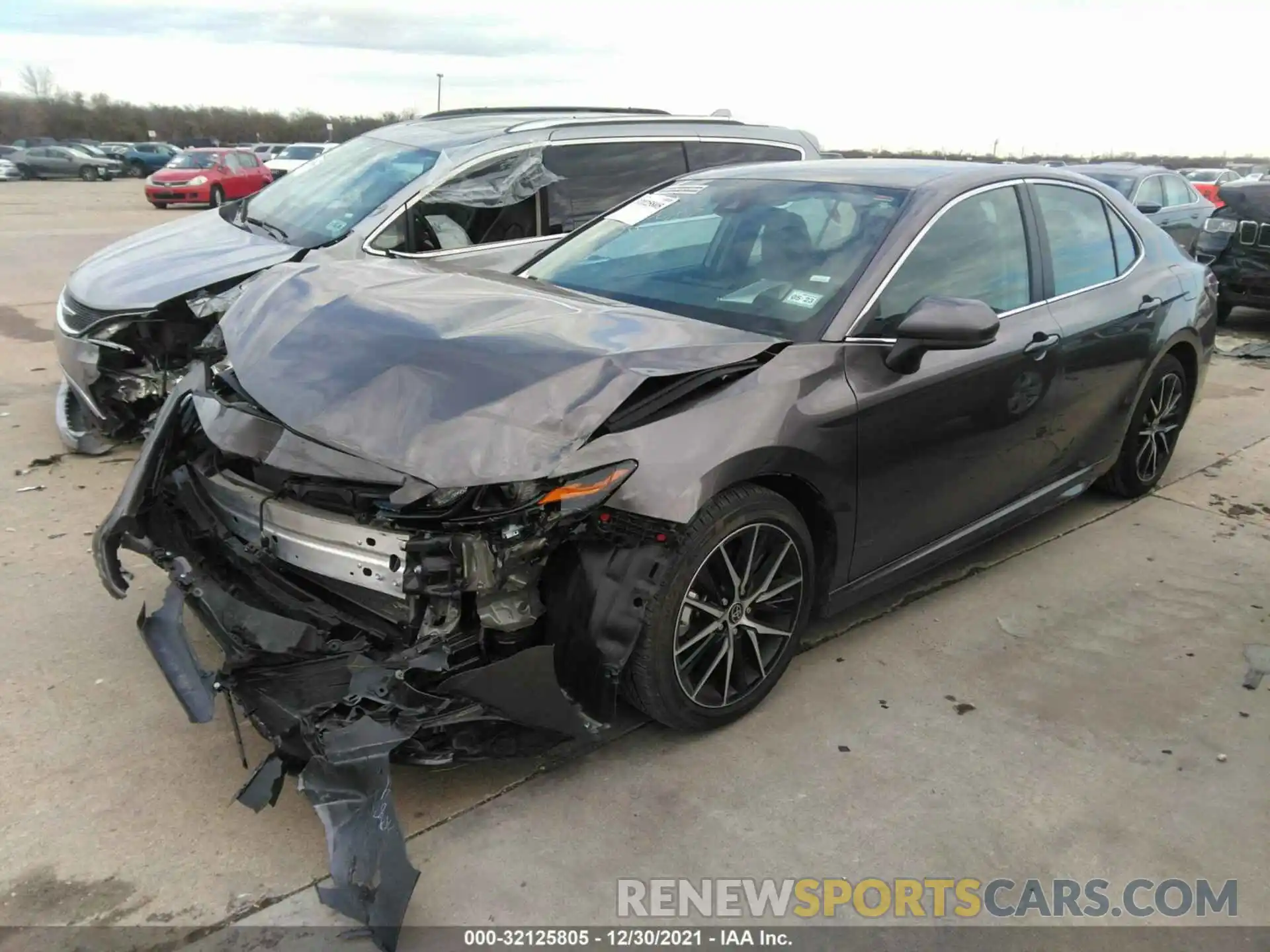 2 Photograph of a damaged car 4T1G11AK5MU475851 TOYOTA CAMRY 2021