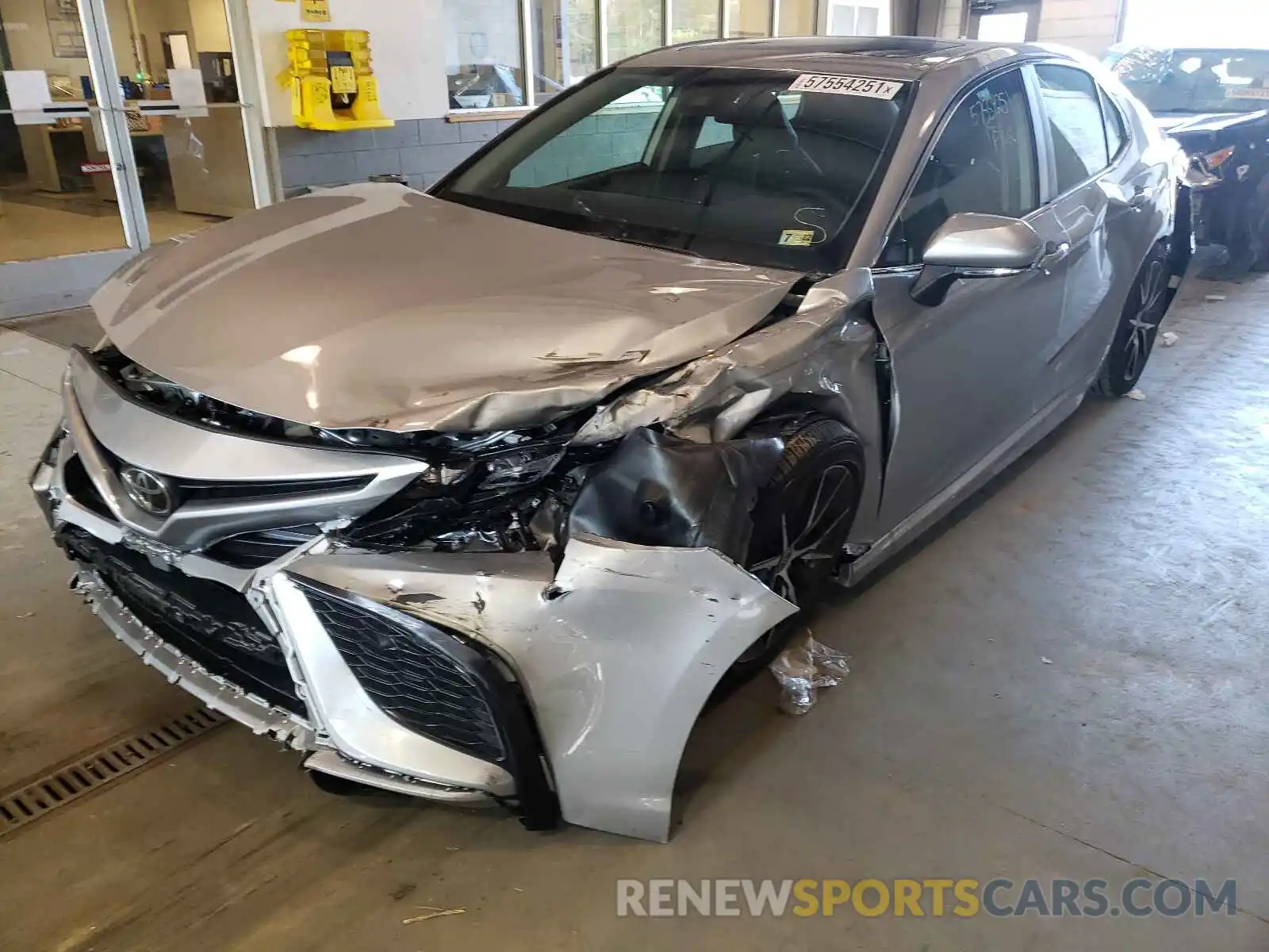 2 Photograph of a damaged car 4T1G11AK5MU483528 TOYOTA CAMRY 2021