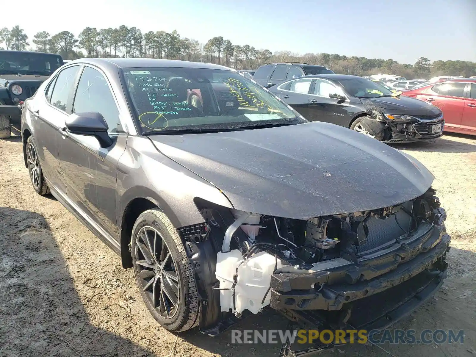 1 Photograph of a damaged car 4T1G11AK5MU513448 TOYOTA CAMRY 2021