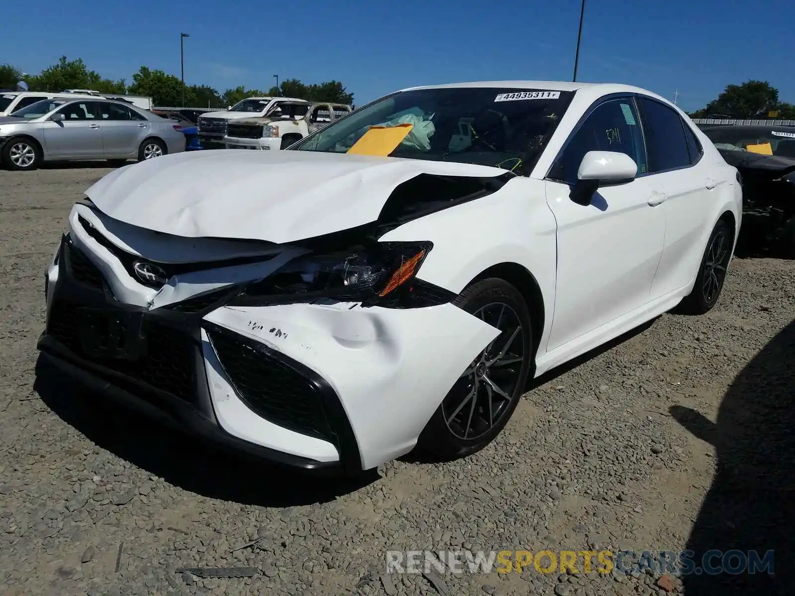 2 Photograph of a damaged car 4T1G11AK5MU514261 TOYOTA CAMRY 2021