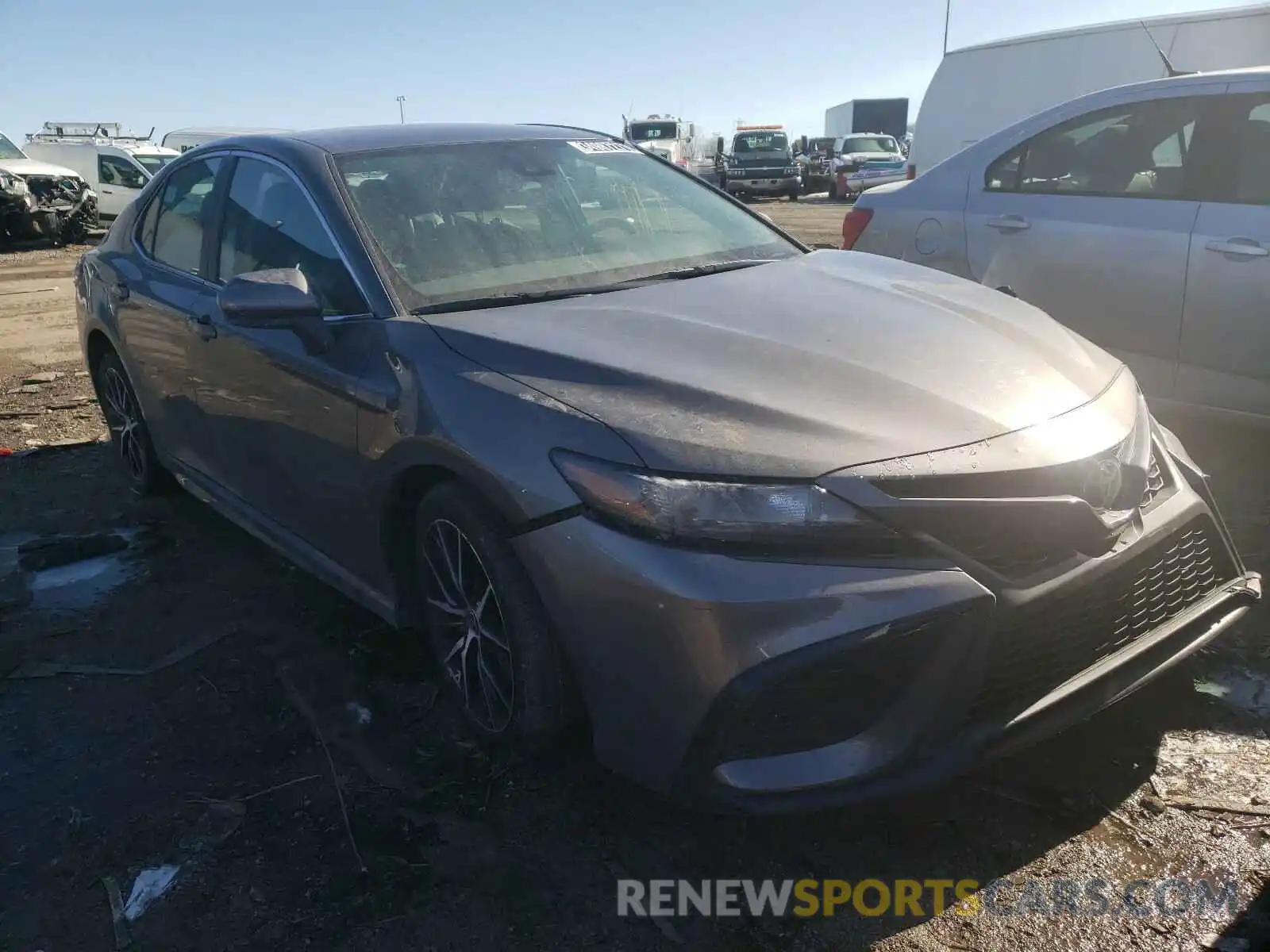 1 Photograph of a damaged car 4T1G11AK5MU514809 TOYOTA CAMRY 2021