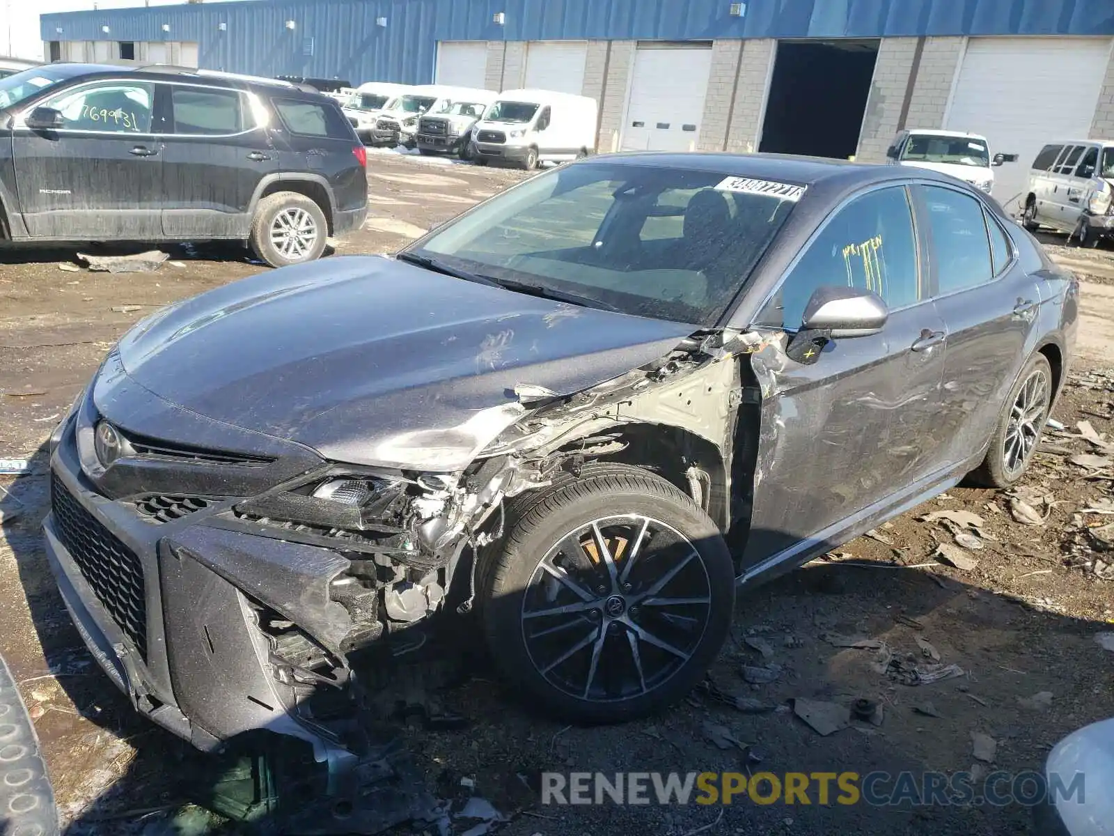 2 Photograph of a damaged car 4T1G11AK5MU514809 TOYOTA CAMRY 2021